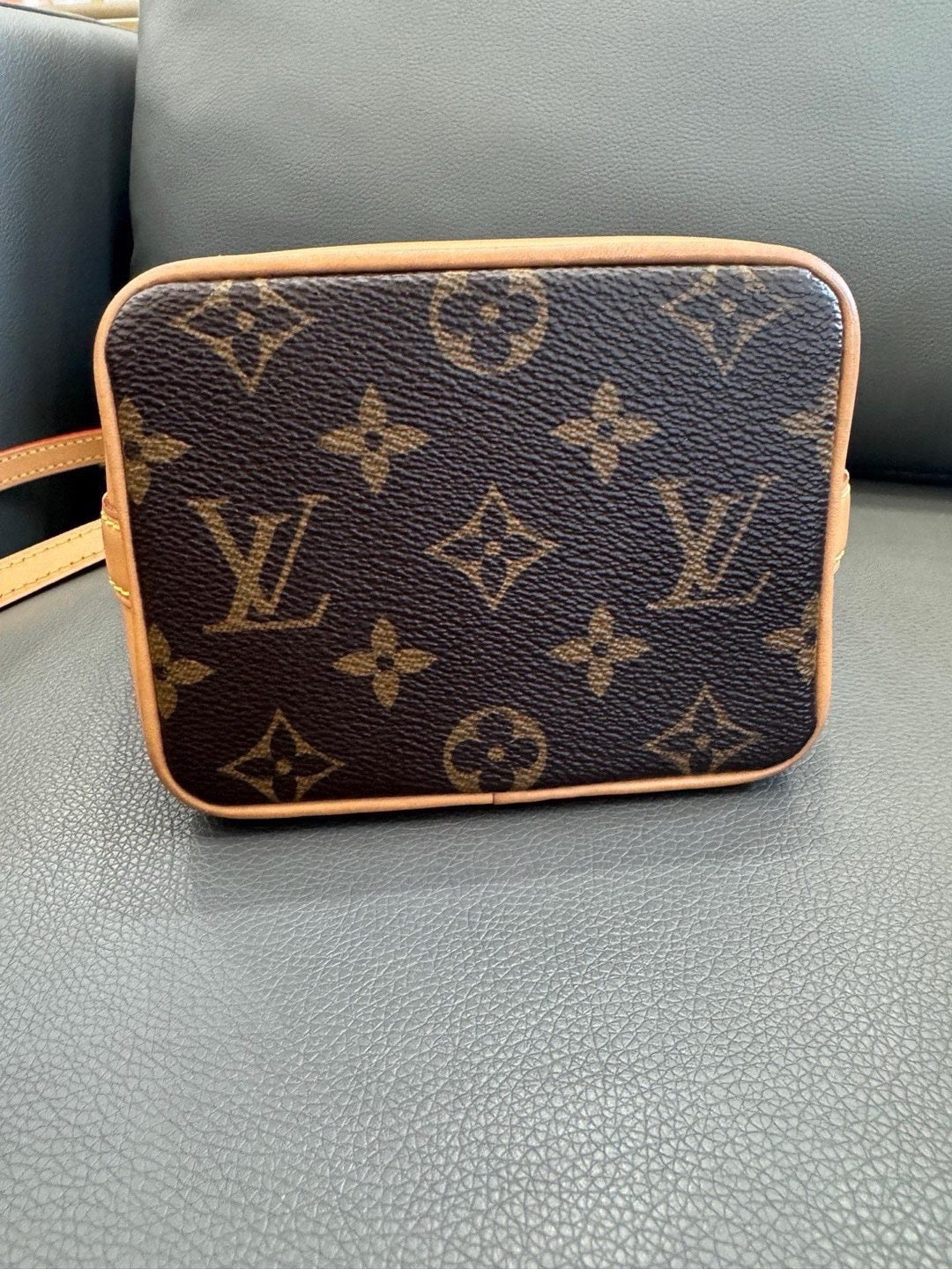 Louis Vuitton - Nano Noé - Monogram coated canvas with Vachetta leather trim - Brown - (mini)