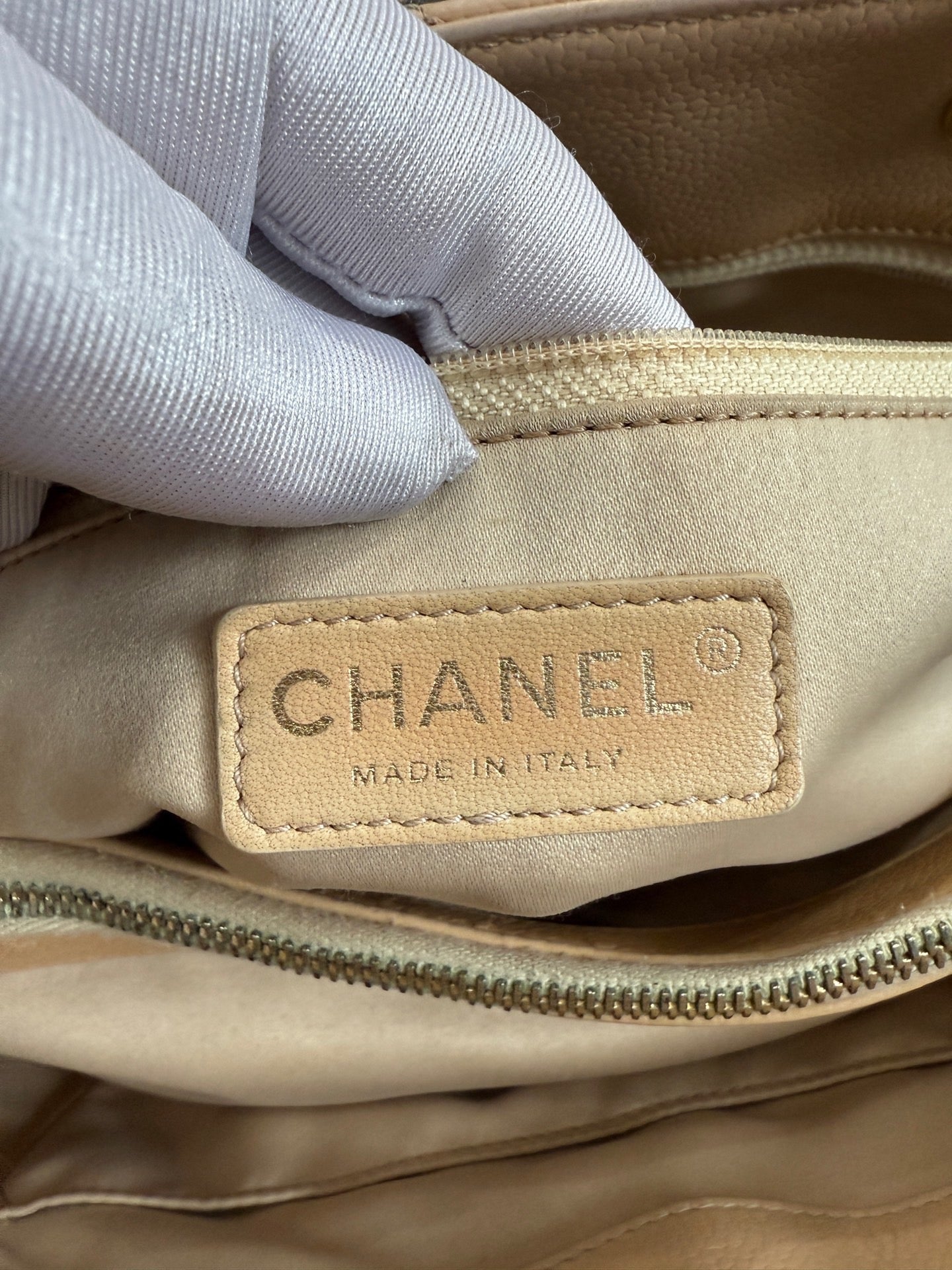 Chanel - Grand Shopping Tote (GST) - Caviar leather - Beige - (Large)