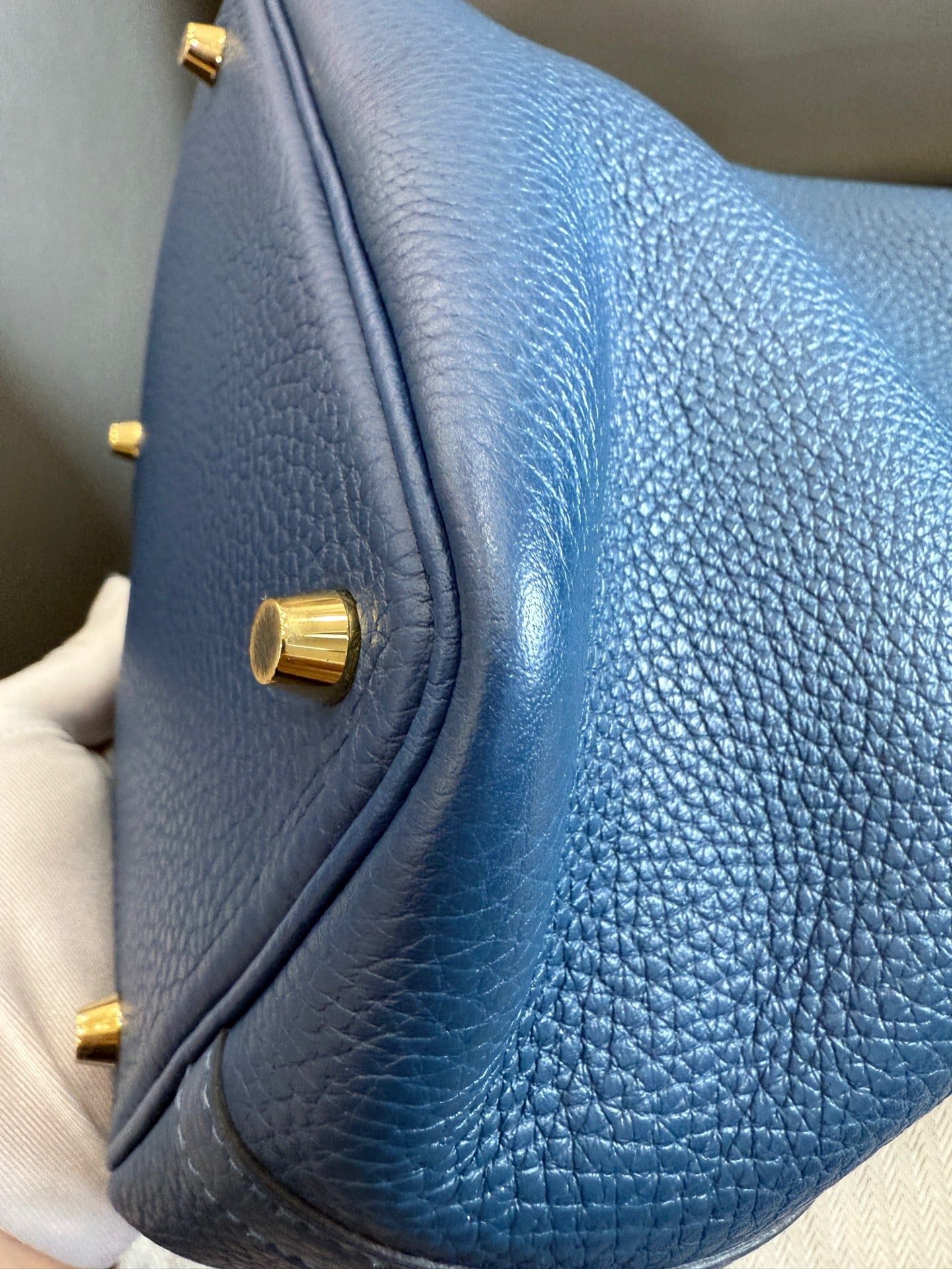 Hermès - Picotin Lock 18 - Leather - Blue - (mini)