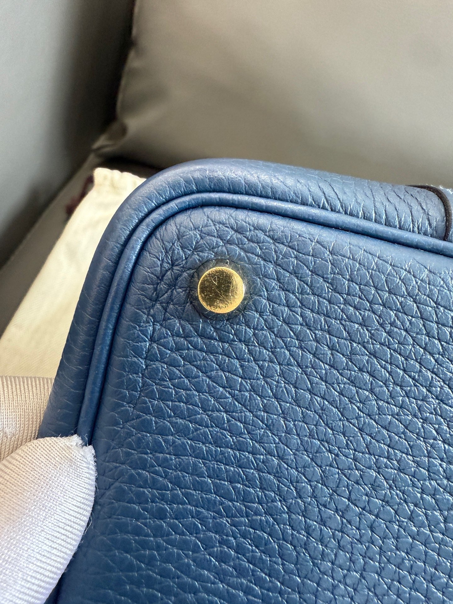 Hermès - Picotin Lock 18 - Leather - Blue - (mini)