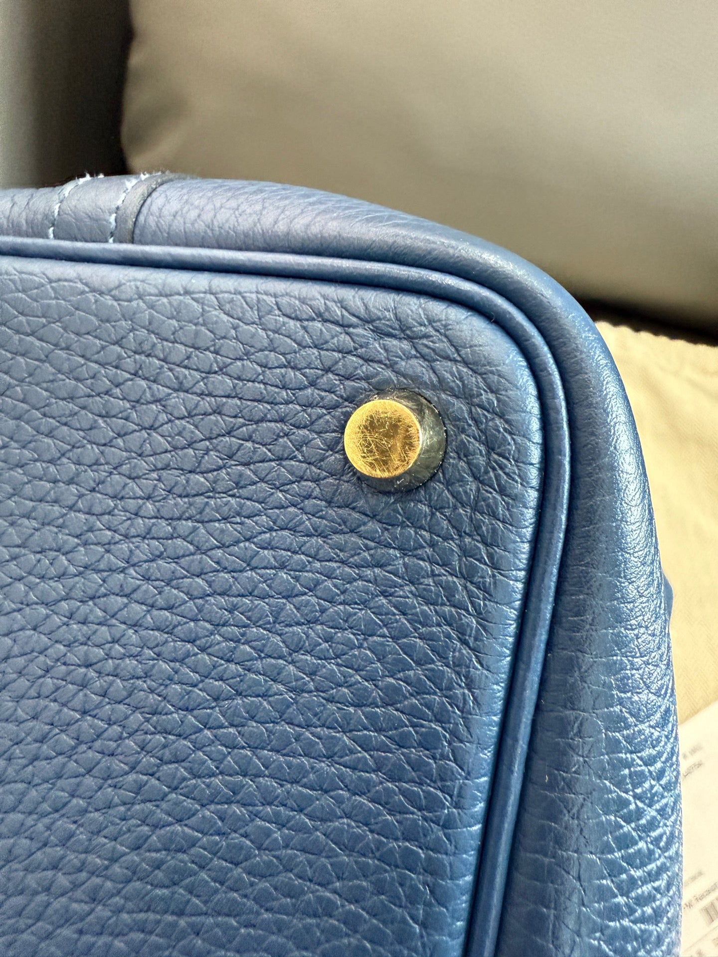 Hermès - Picotin Lock 18 - Leather - Blue - (mini)