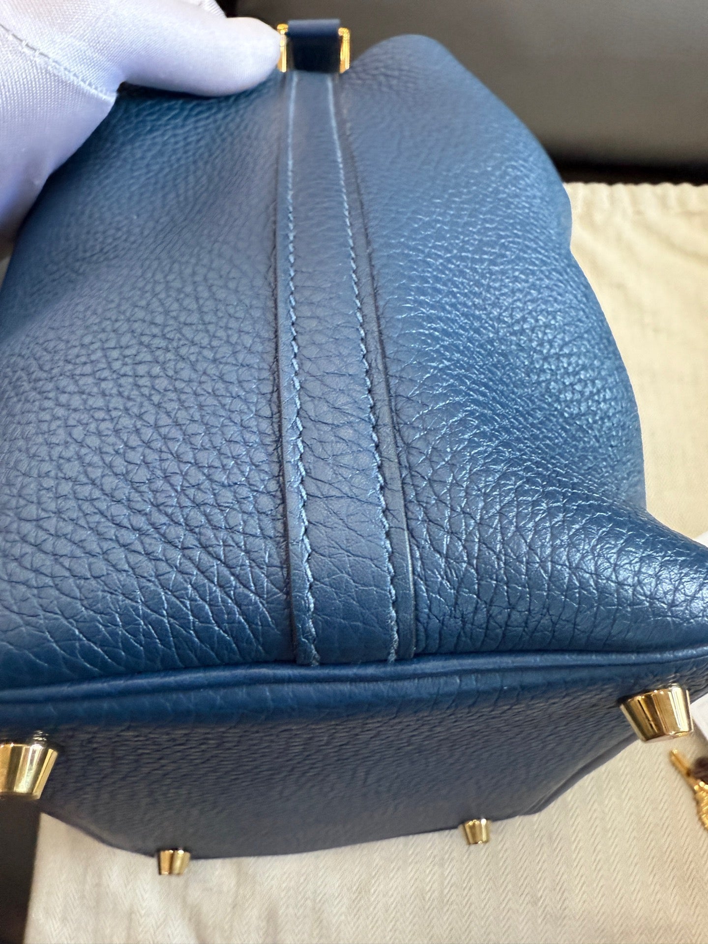 Hermès - Picotin Lock 18 - Leather - Blue - (mini)