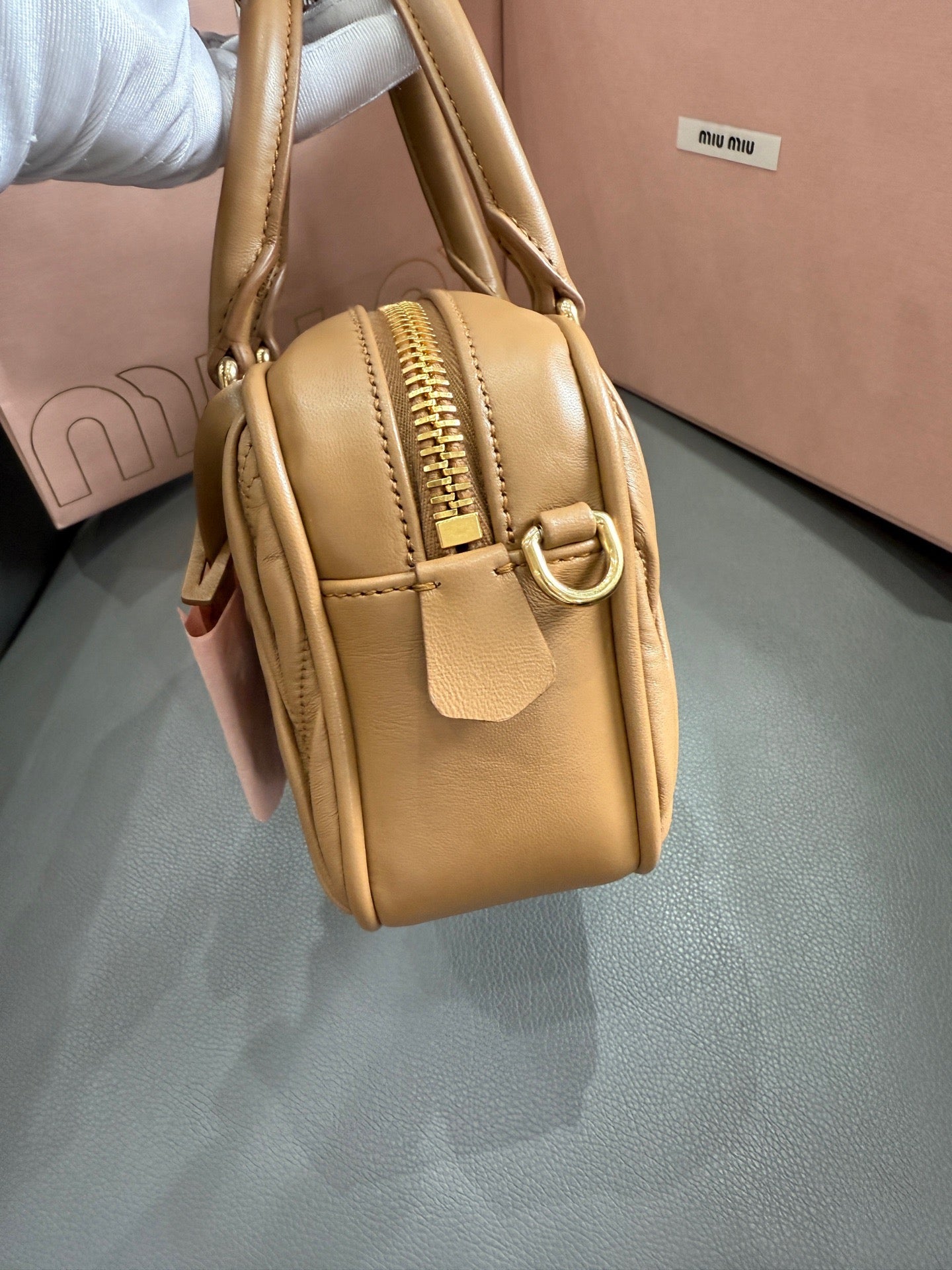 Miu Miu - ARCADIE - Nappa leather - Caramel - (mini)