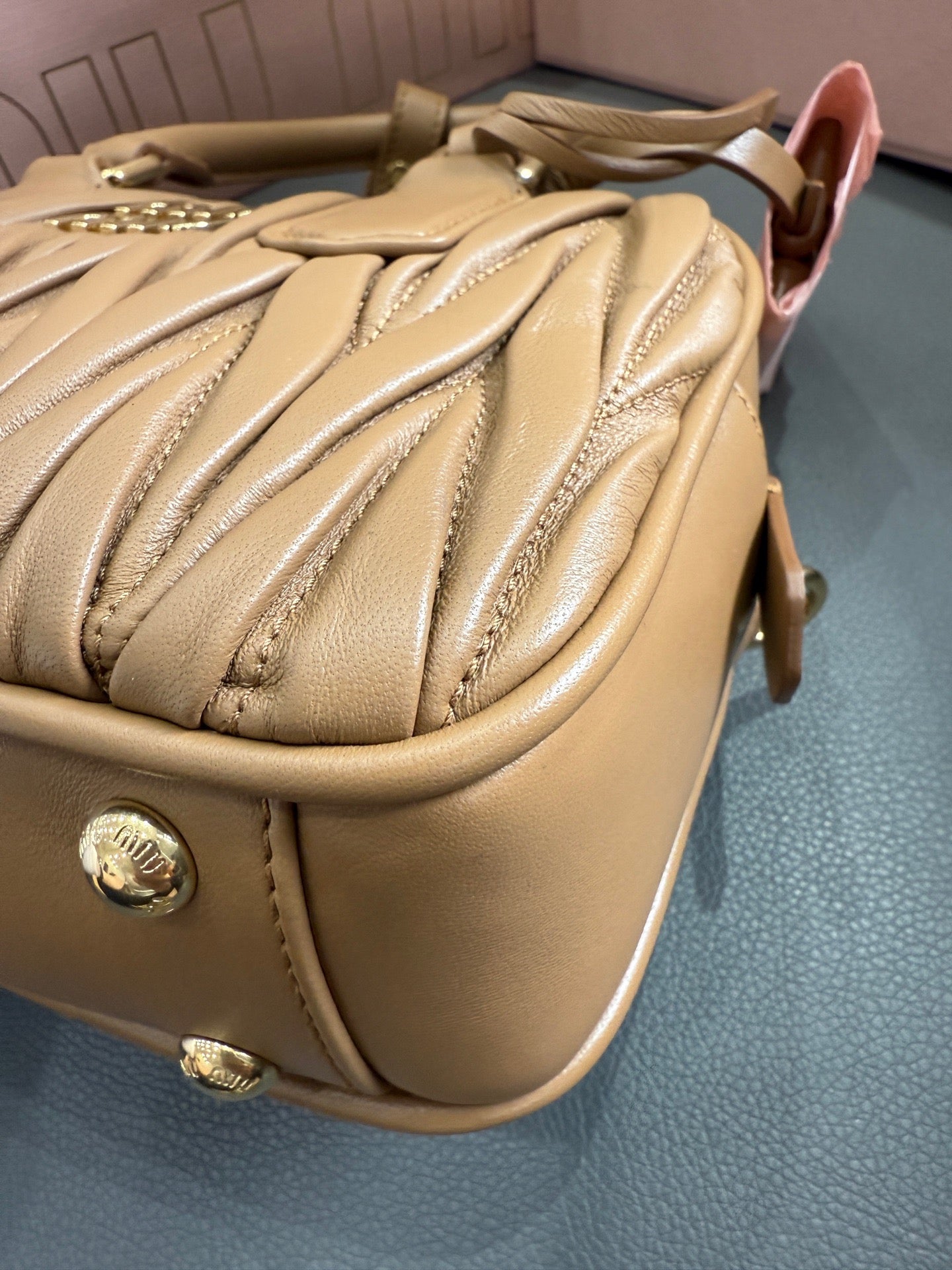 Miu Miu - ARCADIE - Nappa leather - Caramel - (mini)