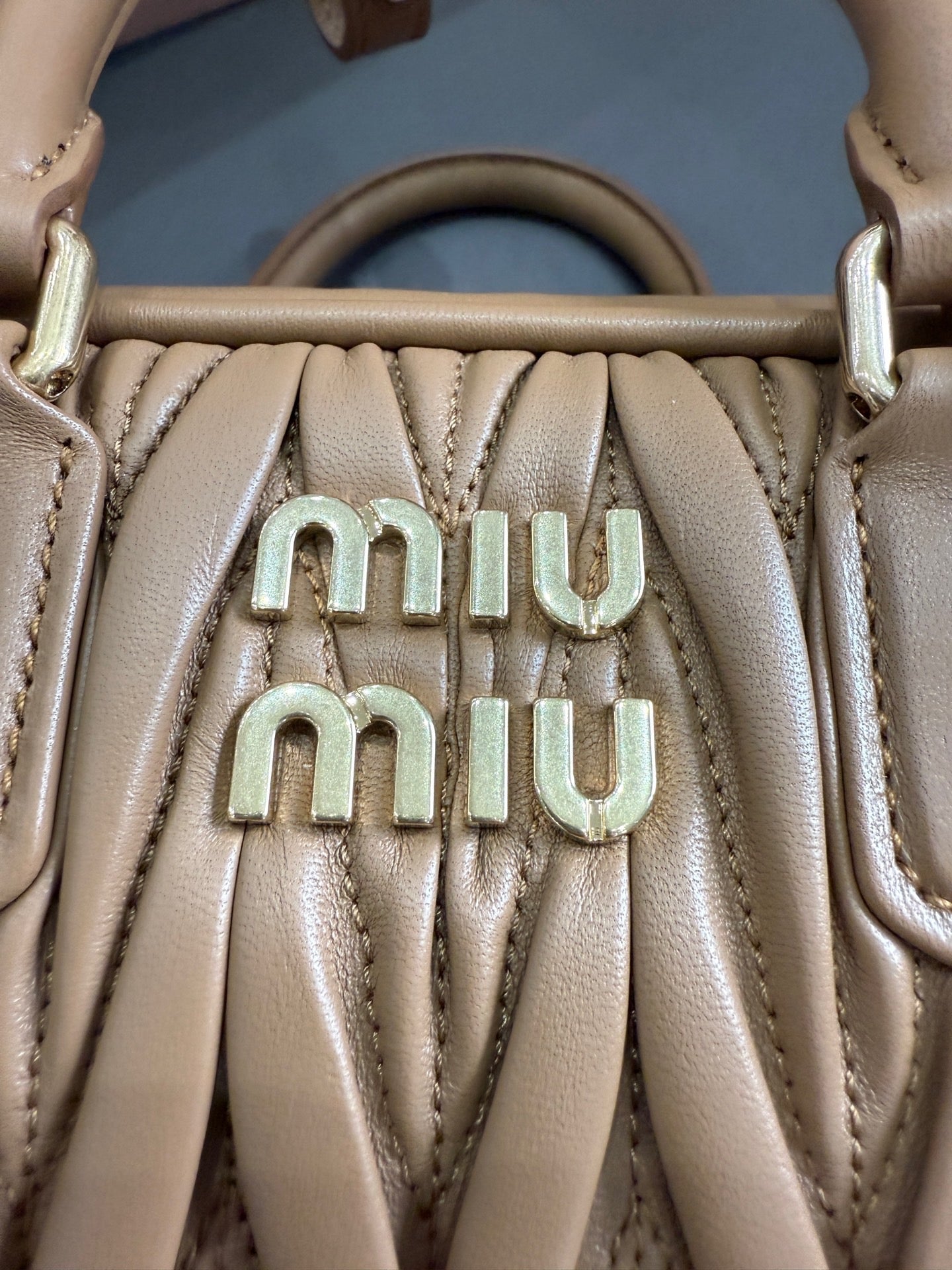 Miu Miu - ARCADIE - Nappa leather - Caramel - (mini)