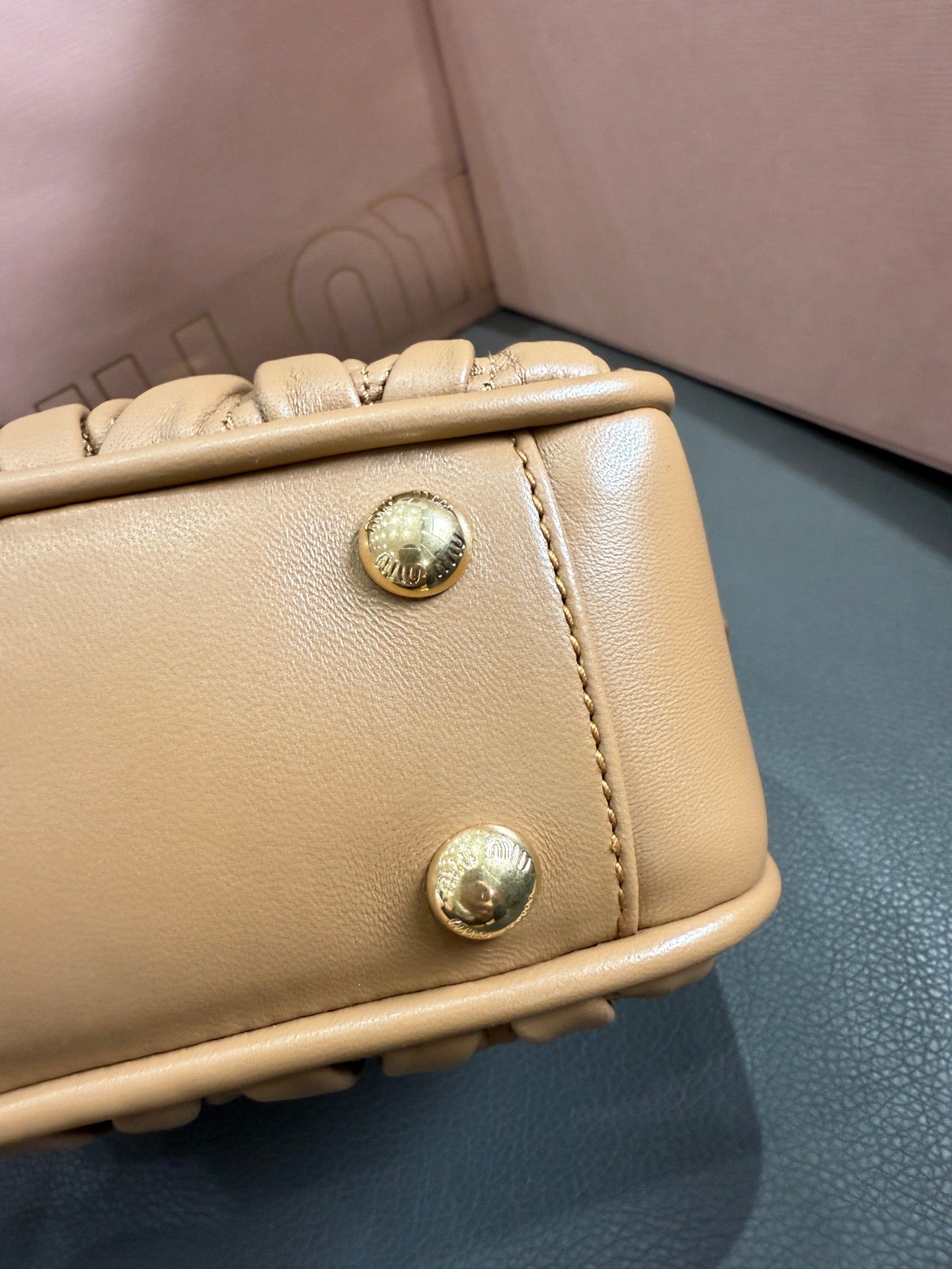 Miu Miu - ARCADIE - Nappa leather - Caramel - (mini)