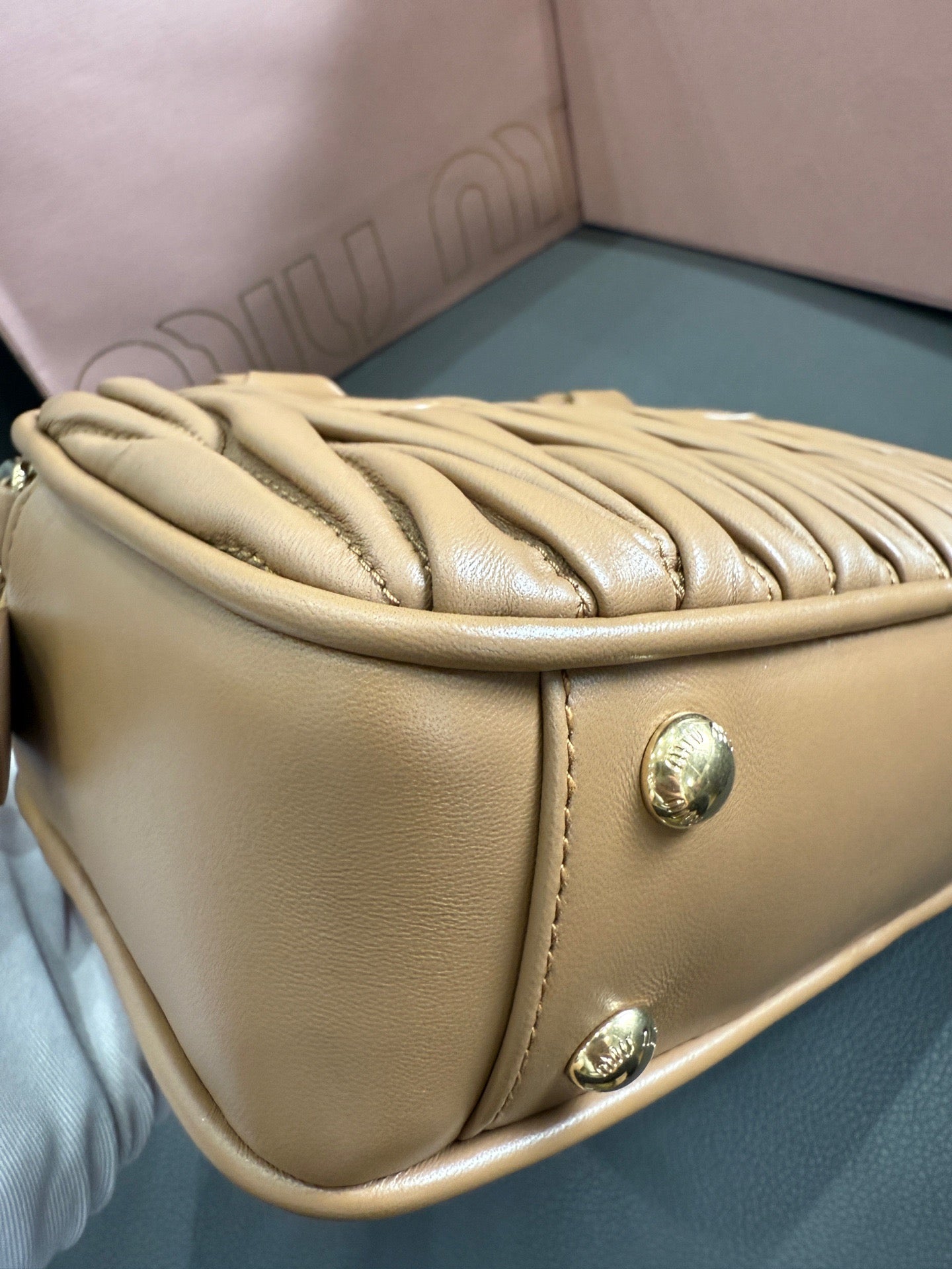 Miu Miu - ARCADIE - Nappa leather - Caramel - (mini)