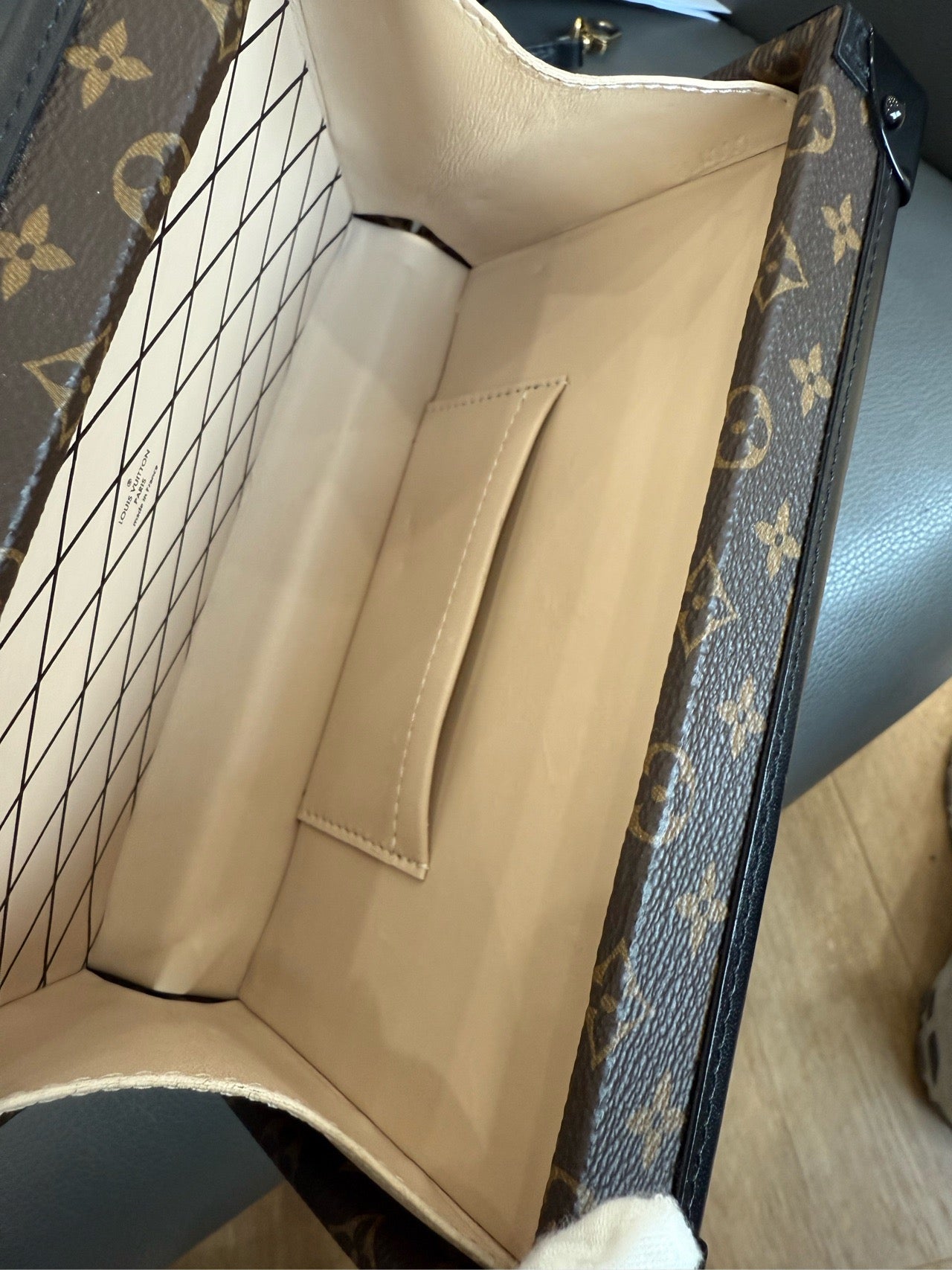Louis Vuitton - Petite Malle - Monogram Canvas with leather trim - Brown - (mini)