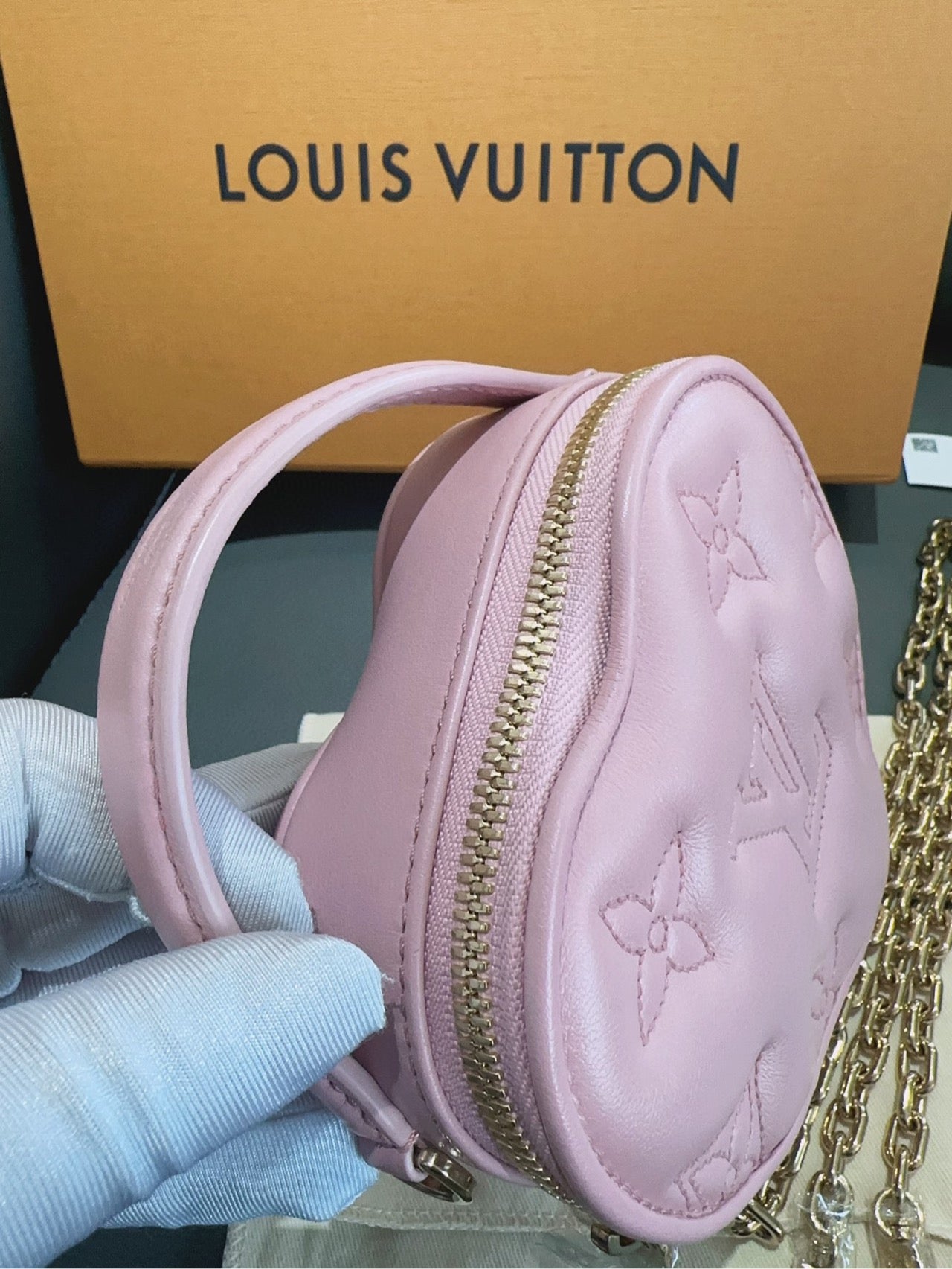 Louis Vuitton - Pochette Heart - Leather - Pink - (mini)
