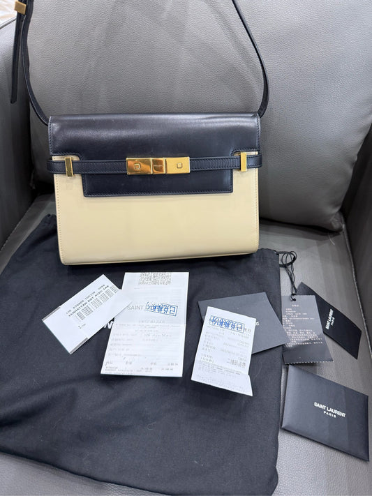 Saint Laurent - Manhattan Small - Leather - Multicolour - (Small)