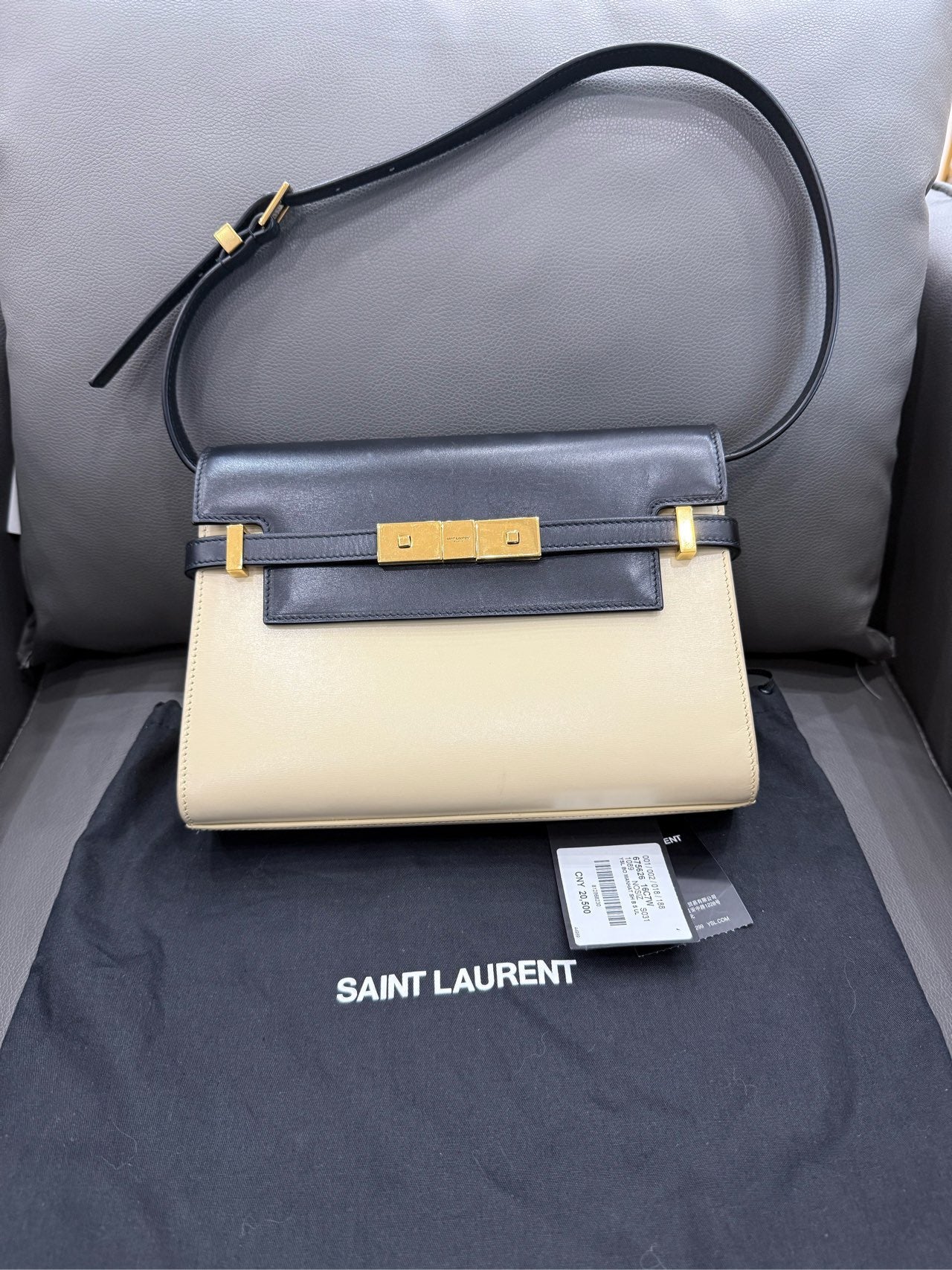 Saint Laurent - Manhattan Small - Leather - Multicolour - (Small)