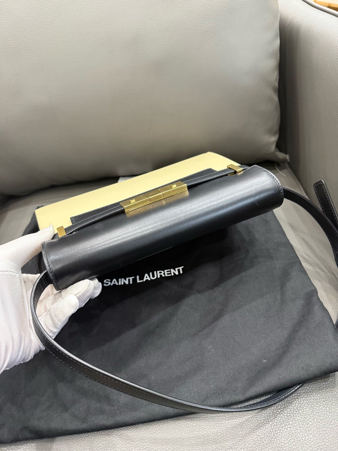 Saint Laurent - Manhattan Small - Leather - Multicolour - (Small)