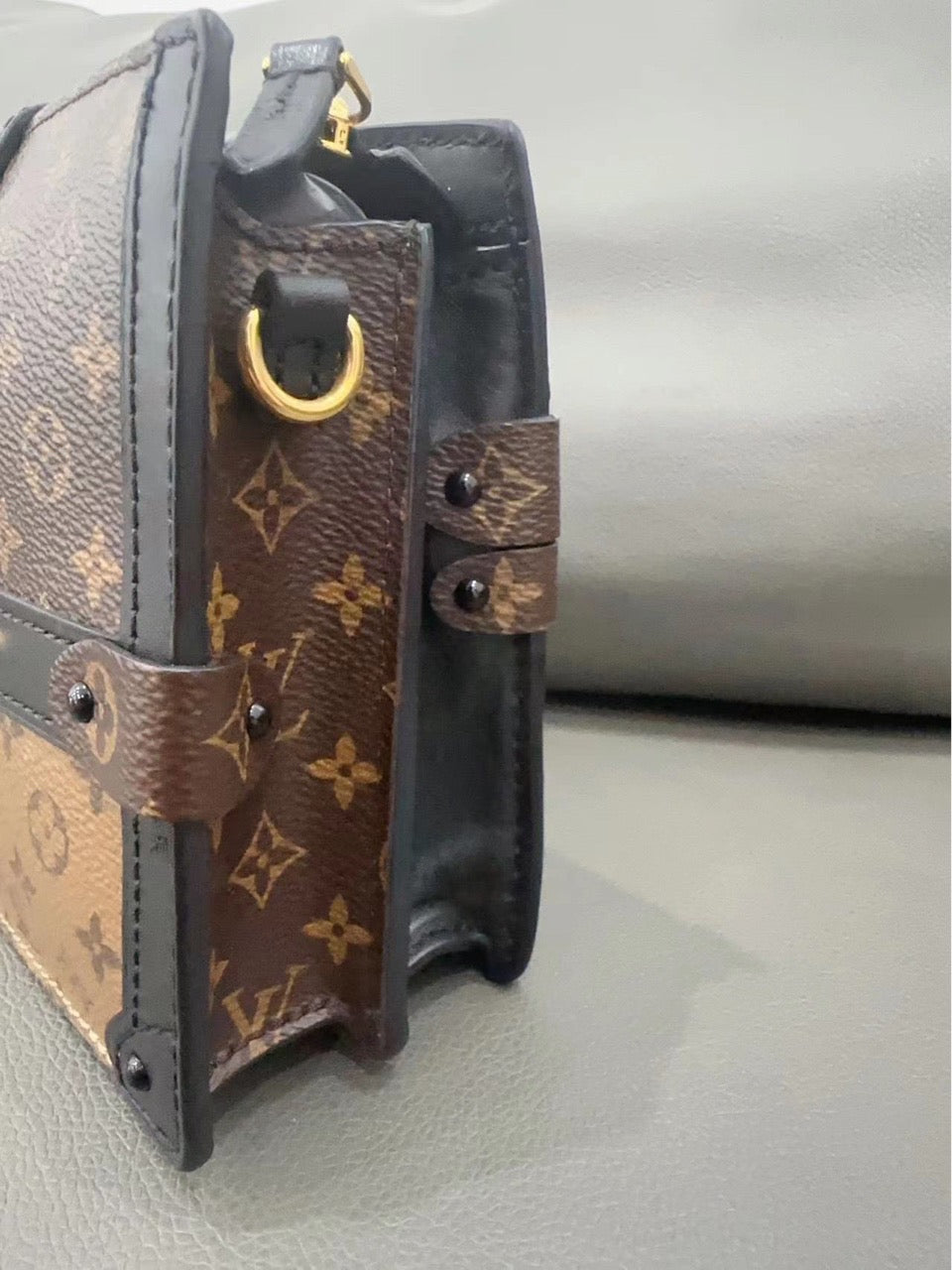 Louis Vuitton - Trunk Clutch - Monogram coated canvas with leather trim - Brown - (mini)