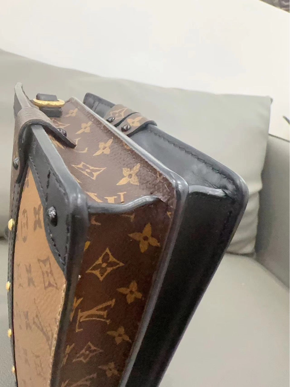 Louis Vuitton - Trunk Clutch - Monogram coated canvas with leather trim - Brown - (mini)