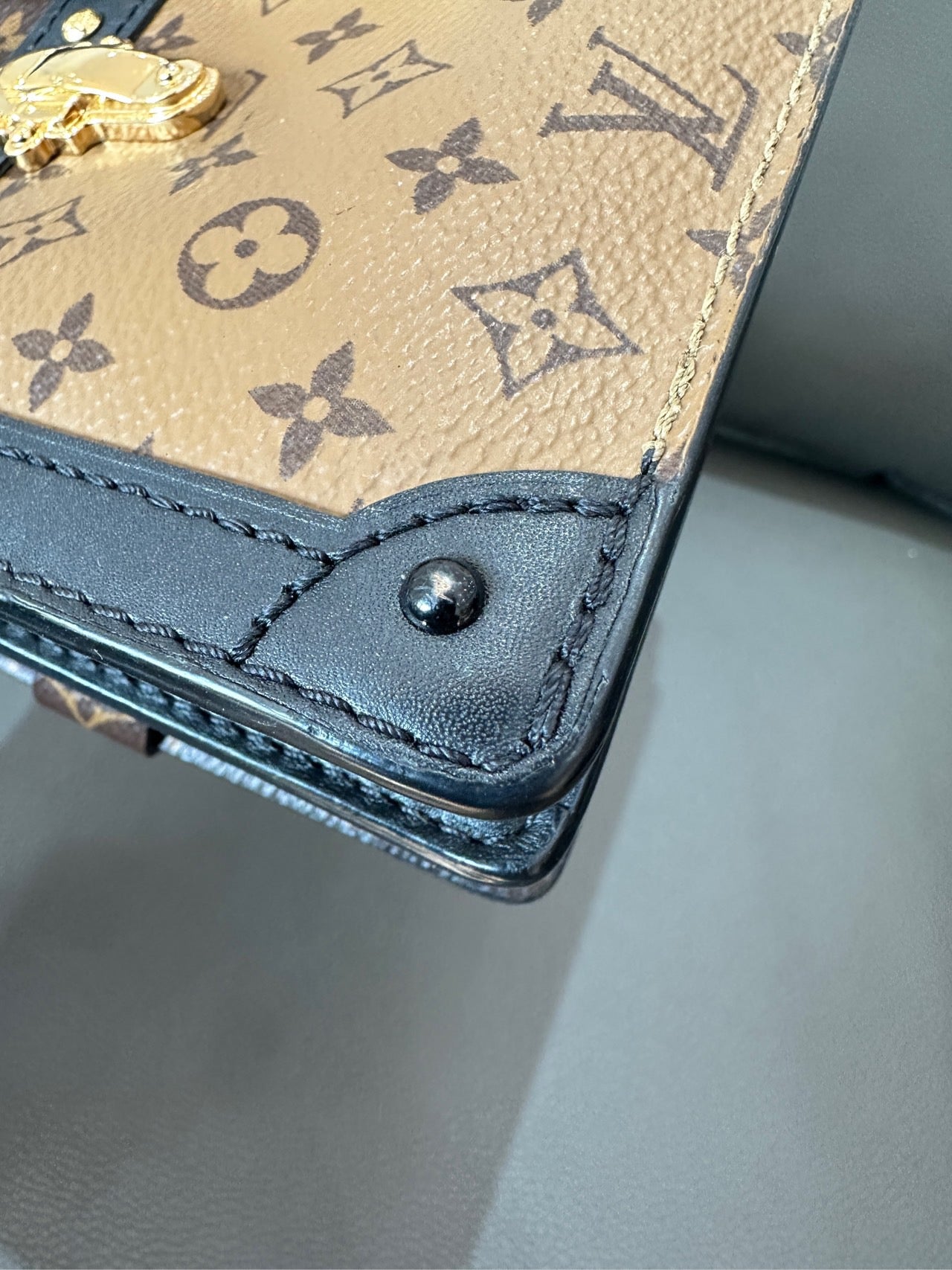 Louis Vuitton - Trunk Clutch - Monogram coated canvas with leather trim - Brown - (mini)