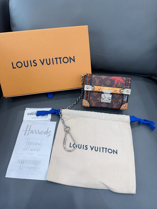 Louis Vuitton - Essential Trunk Mini - Monogram coated canvas with natural leather trims - Brown - (mini)