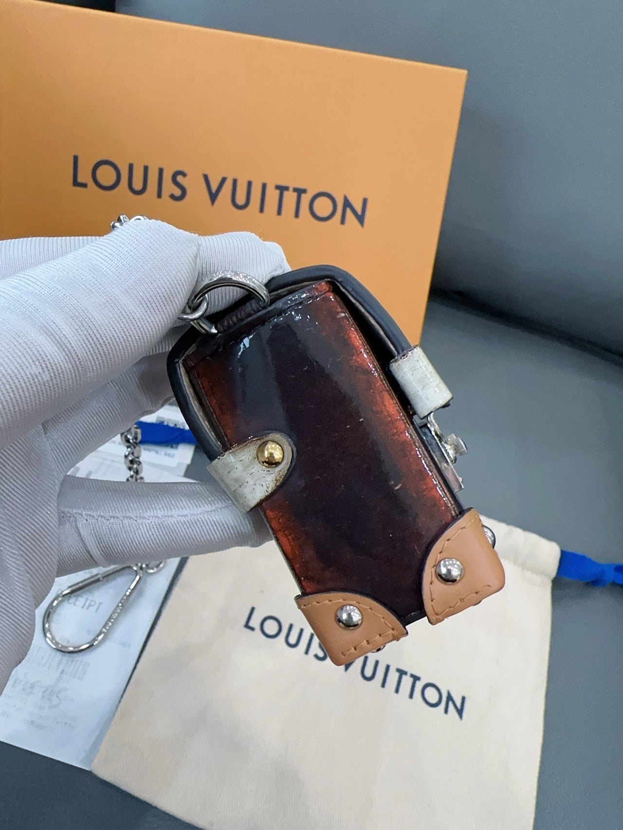 Louis Vuitton - Essential Trunk Mini - Monogram coated canvas with natural leather trims - Brown - (mini)