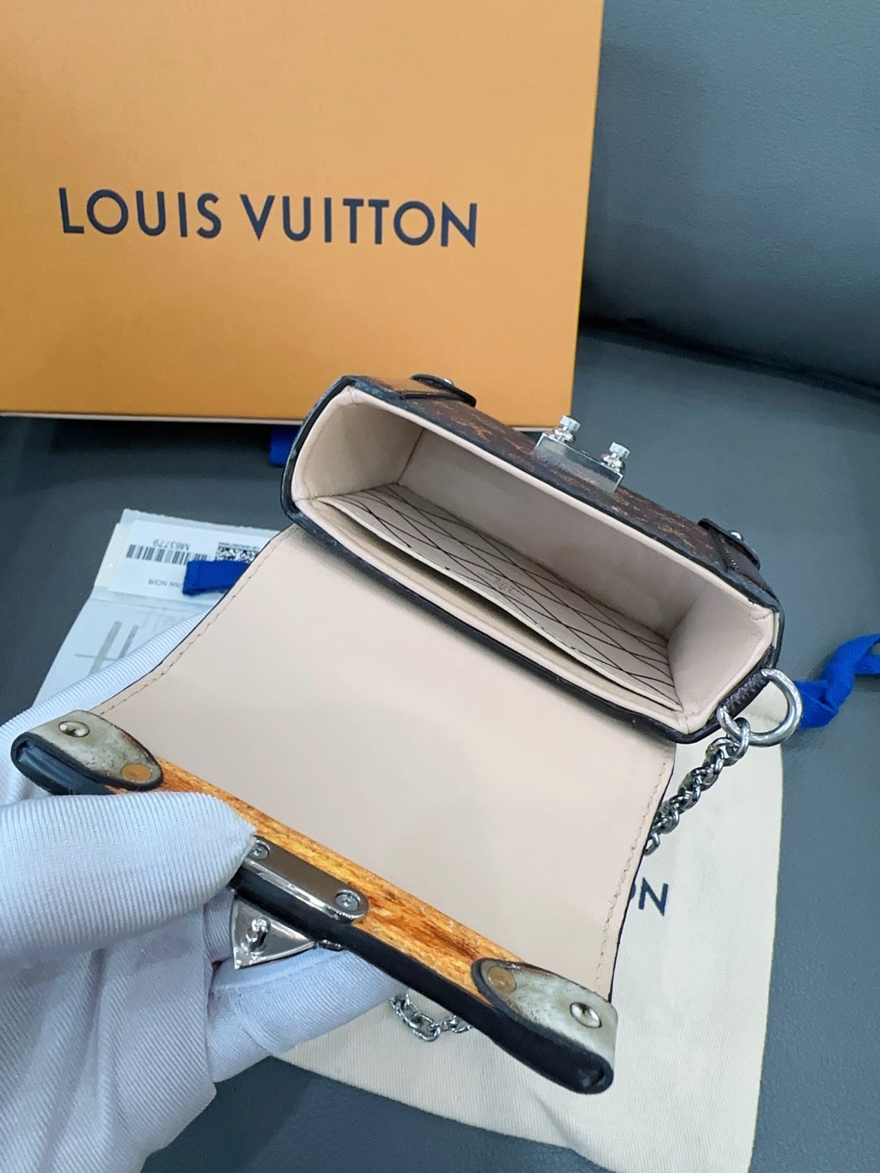 Louis Vuitton - Essential Trunk Mini - Monogram coated canvas with natural leather trims - Brown - (mini)