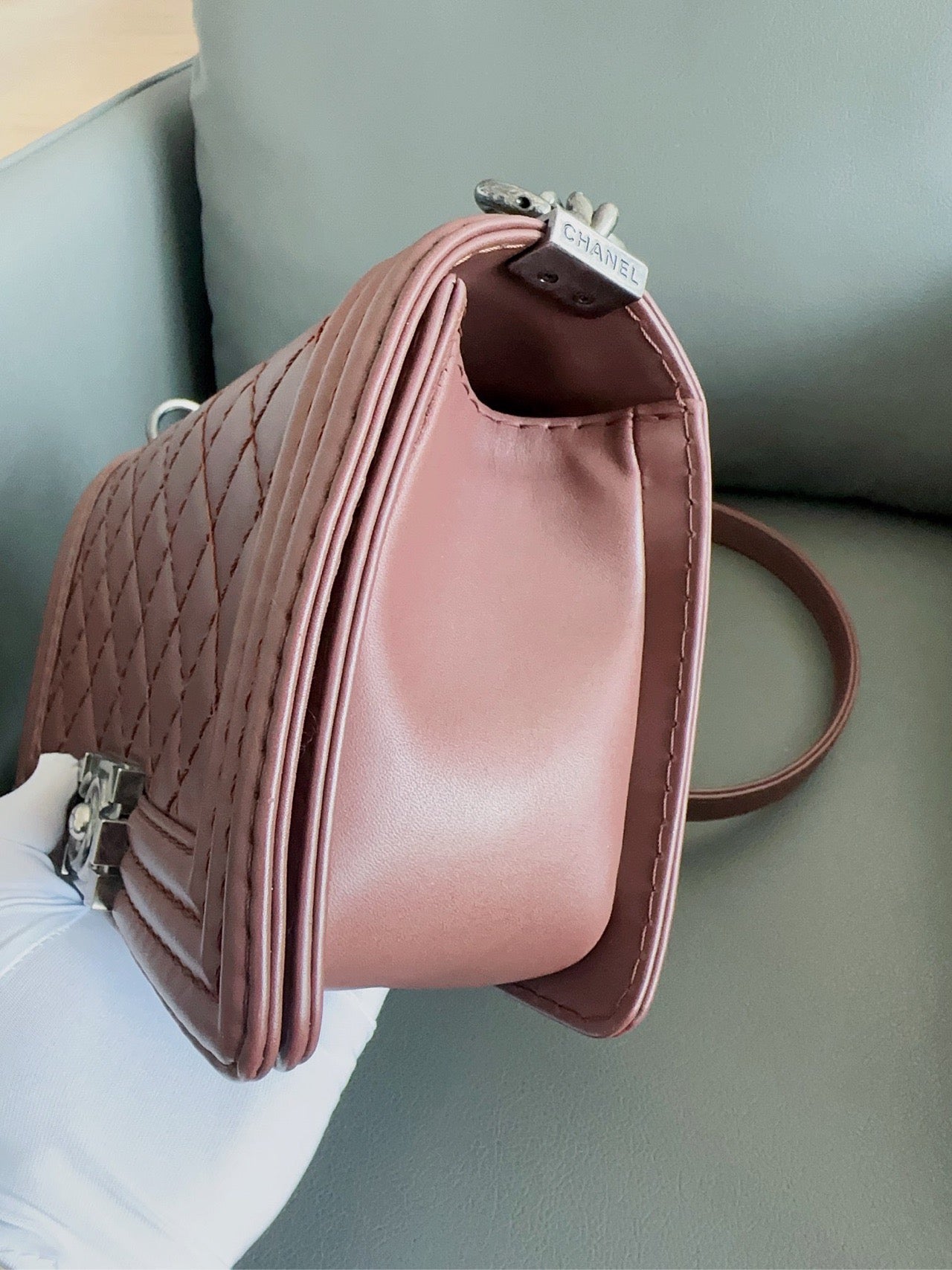 Chanel - Leboy - Calfskin leather - Rose Brown - (medium)