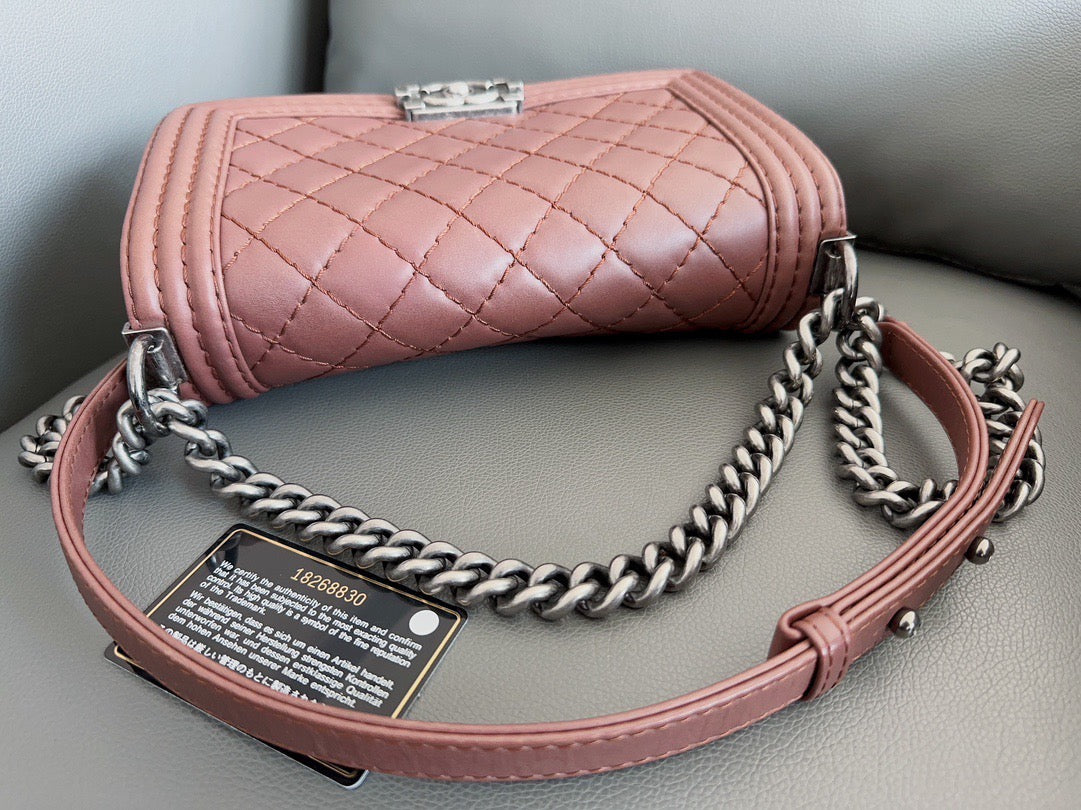 Chanel - Leboy - Calfskin leather - Rose Brown - (medium)