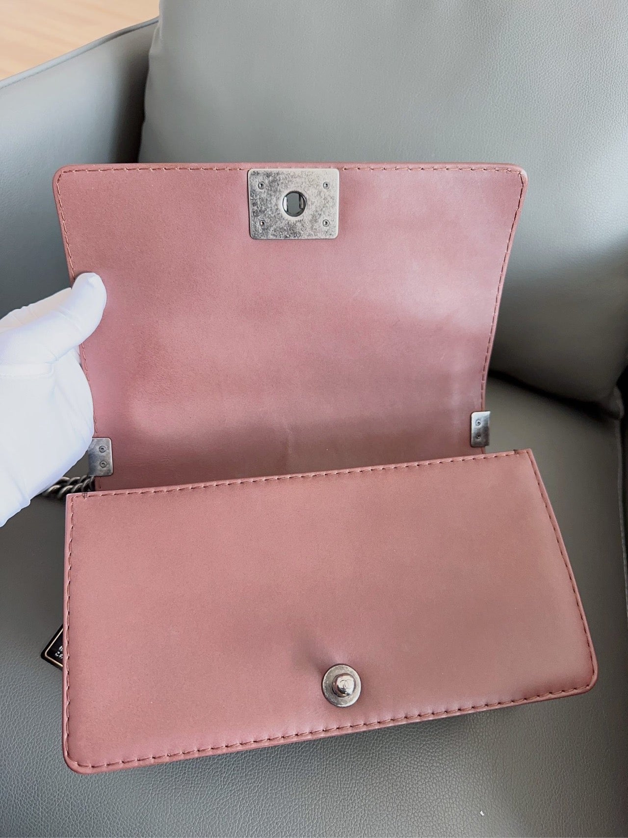 Chanel - Leboy - Calfskin leather - Rose Brown - (medium)