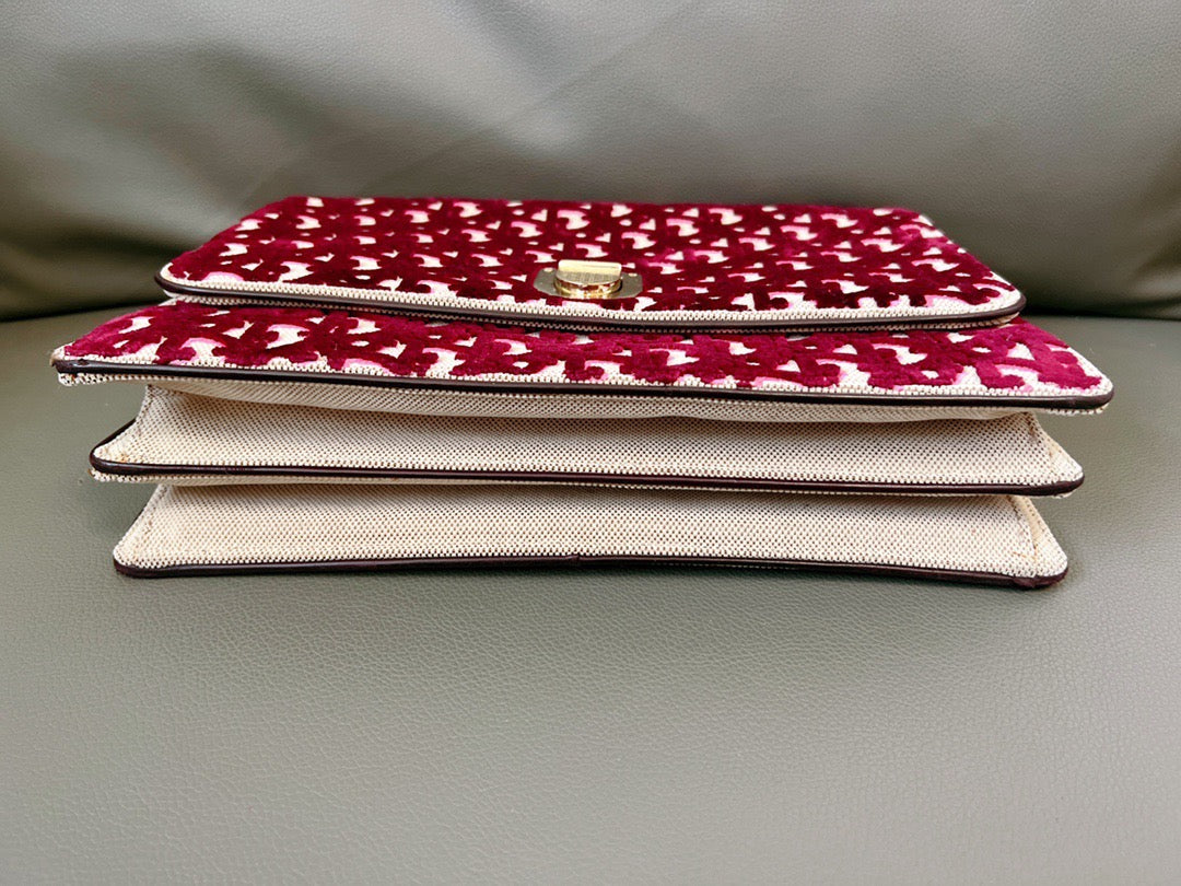 Dior - Diorama - Velvet - Burgundy - (medium)