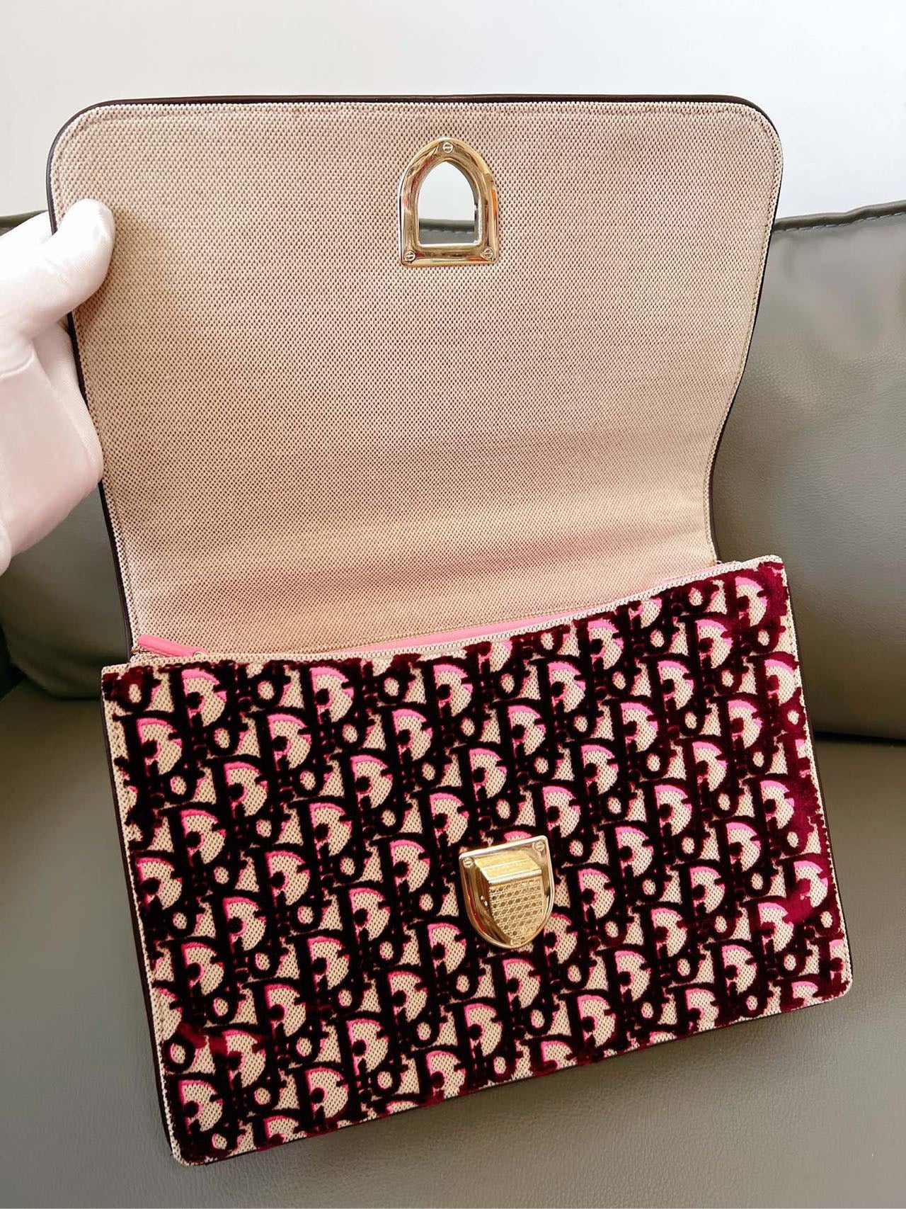 Dior - Diorama - Velvet - Burgundy - (medium)