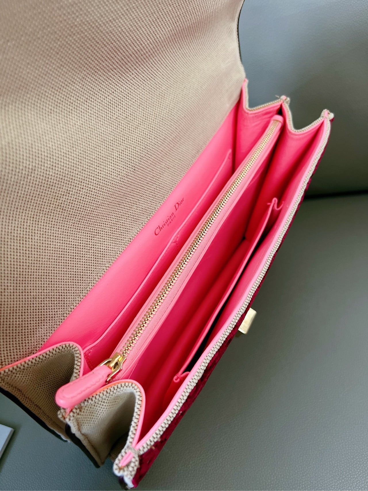 Dior - Diorama - Velvet - Burgundy - (medium)