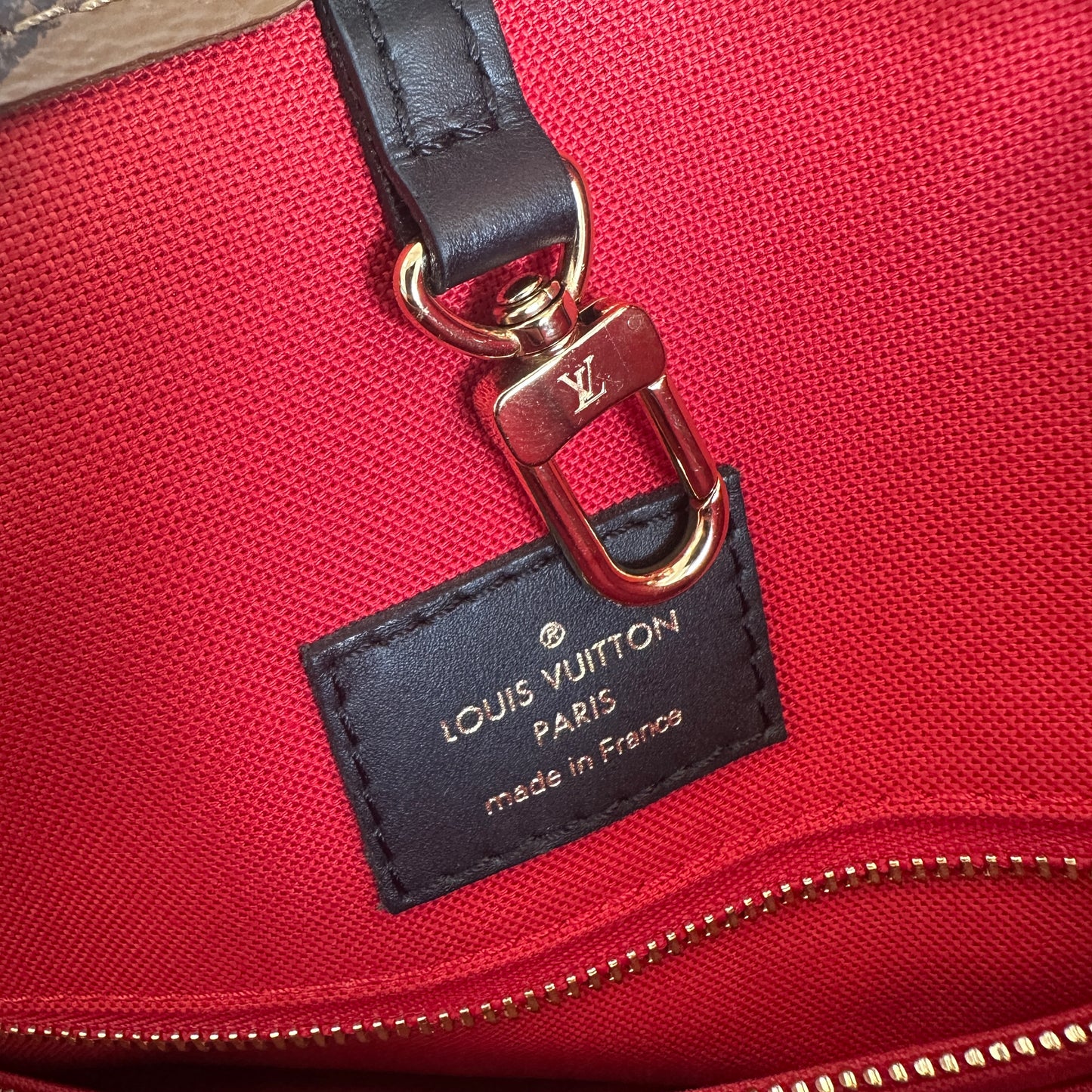 Louis Vuitton - Onthego MM - Monogram Giant coated canvas with leather trim - Brown - (medium)
