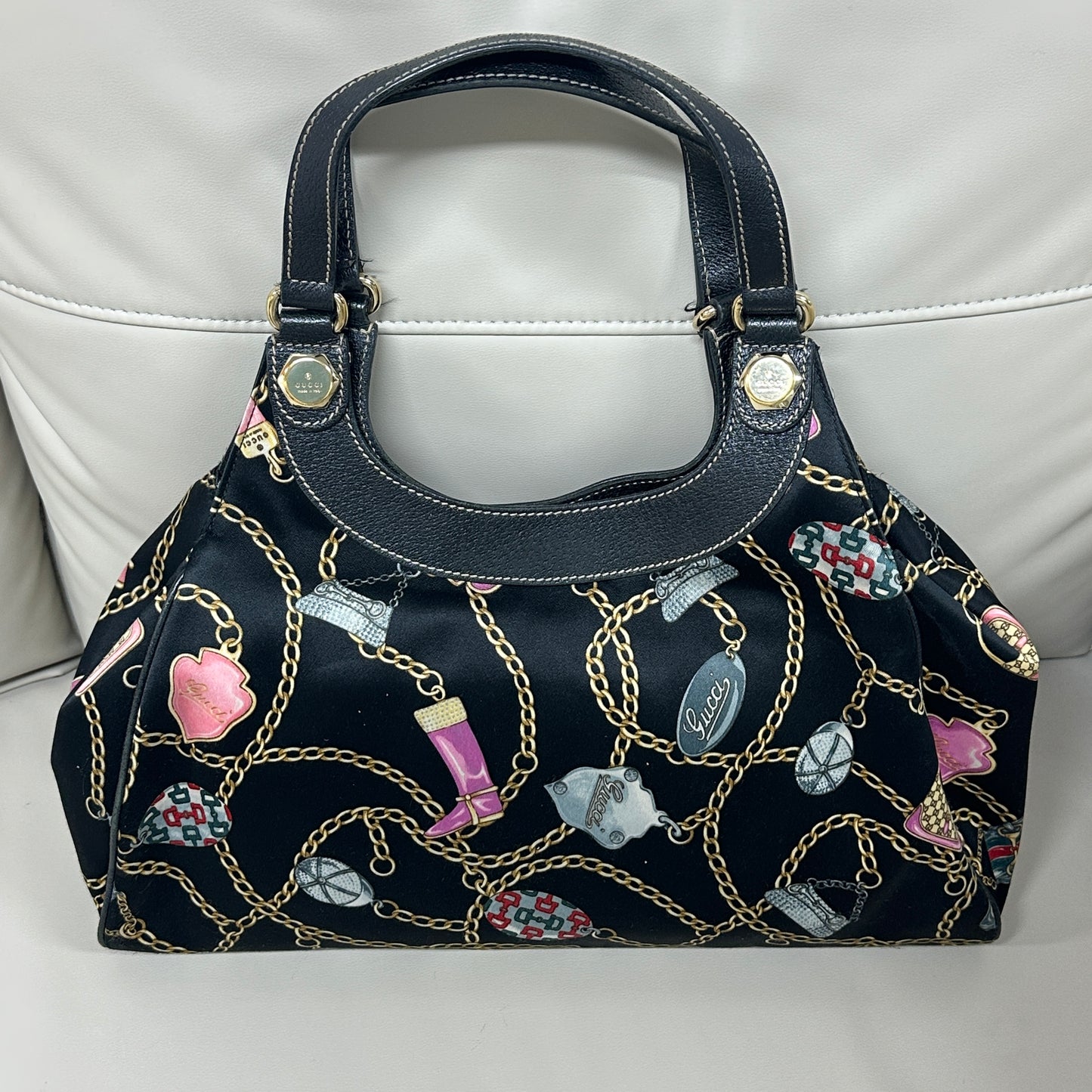 Gucci - Tote Bag - Silk - Black - (large)