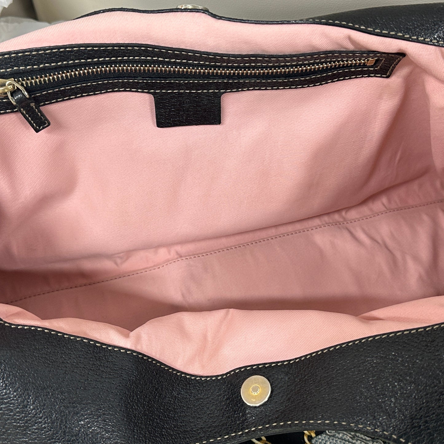 Gucci - Tote Bag - Silk - Black - (large)