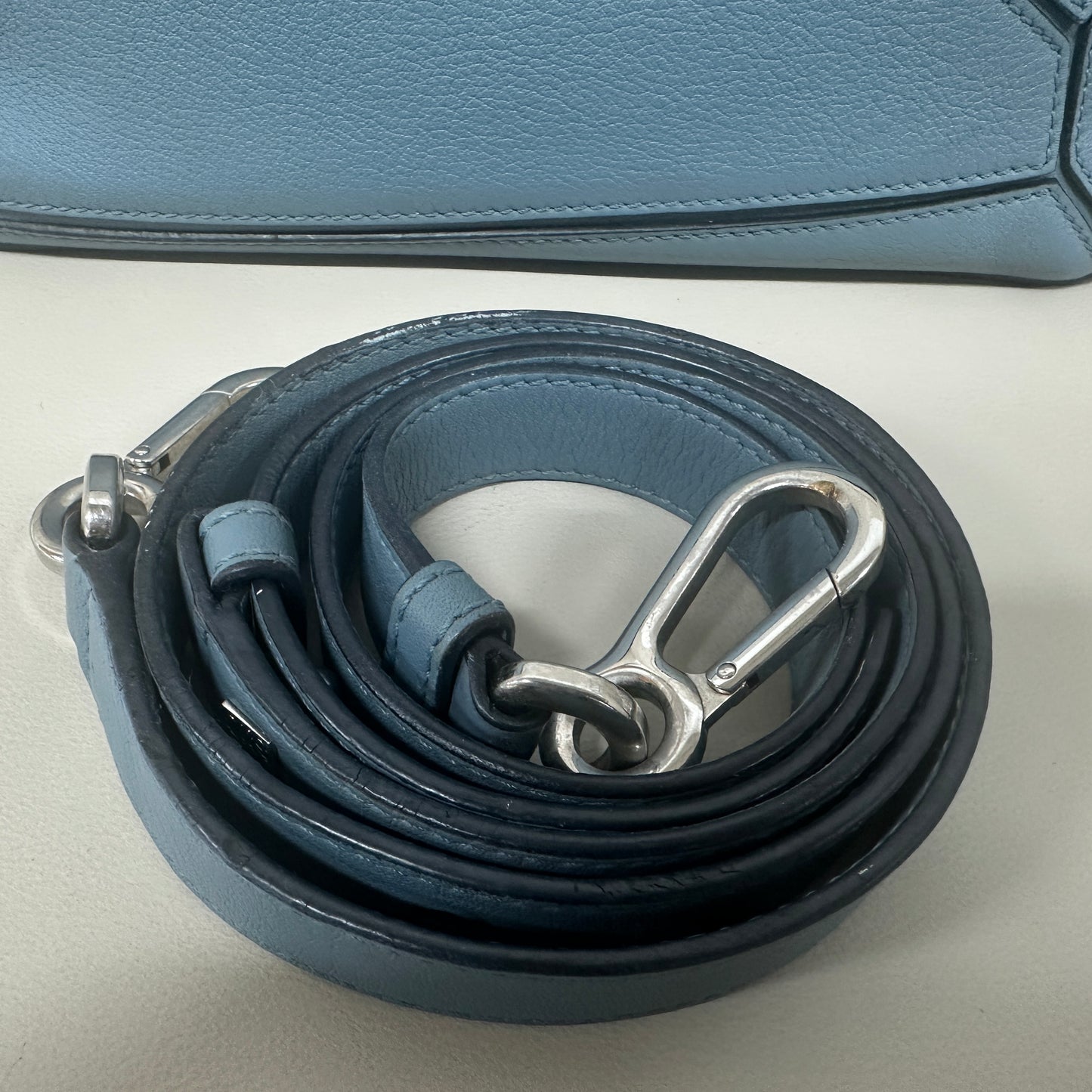 Loewe - Puzzle Bag Small - Grained leather - Blue - (Small)