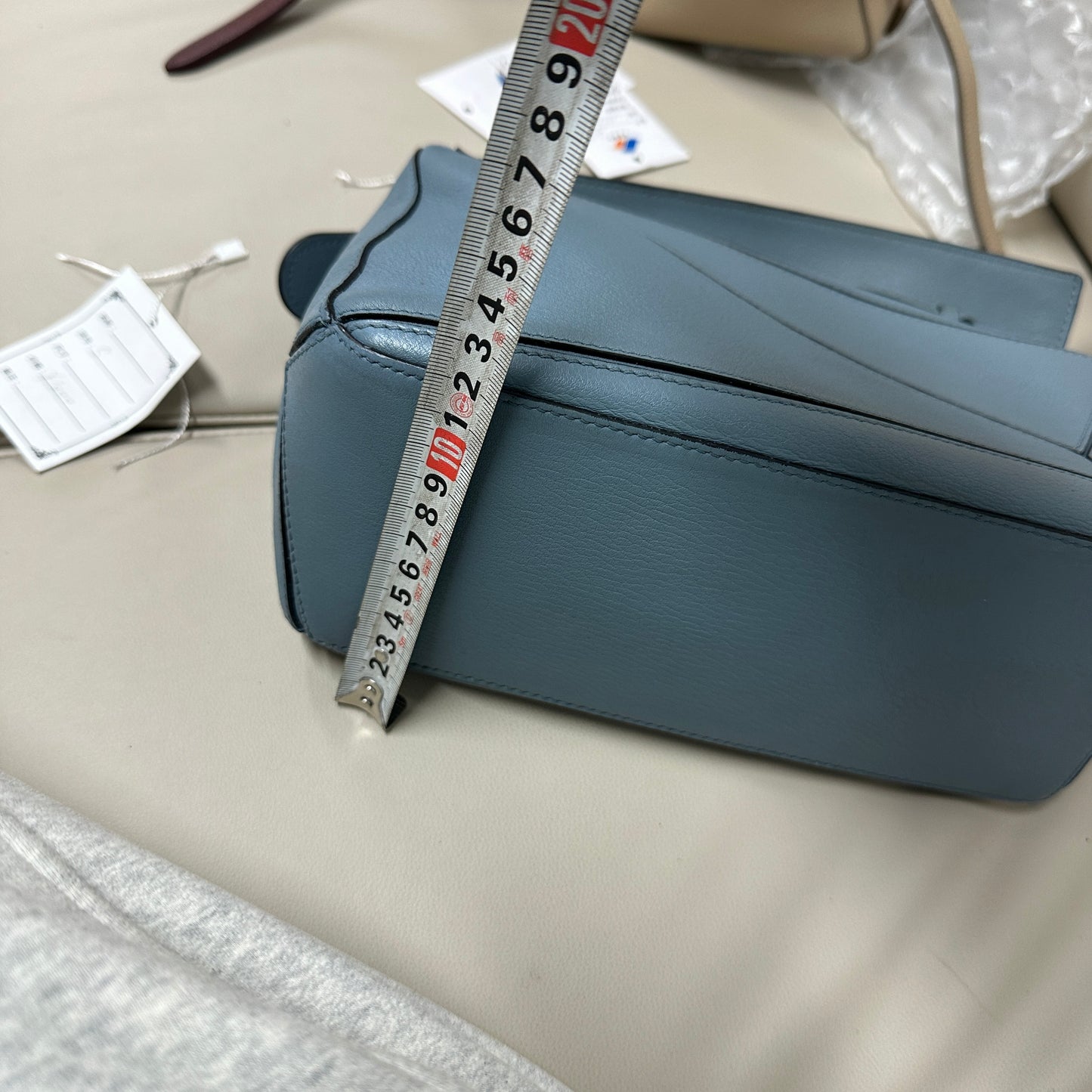 Loewe - Puzzle Bag Small - Grained leather - Blue - (Small)