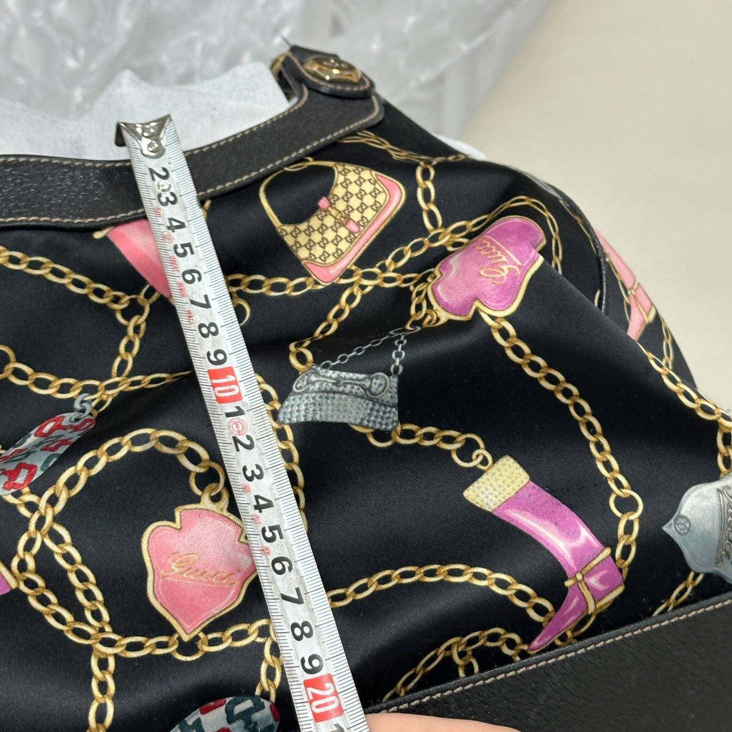 Gucci - Tote Bag - Silk - Black - (large)