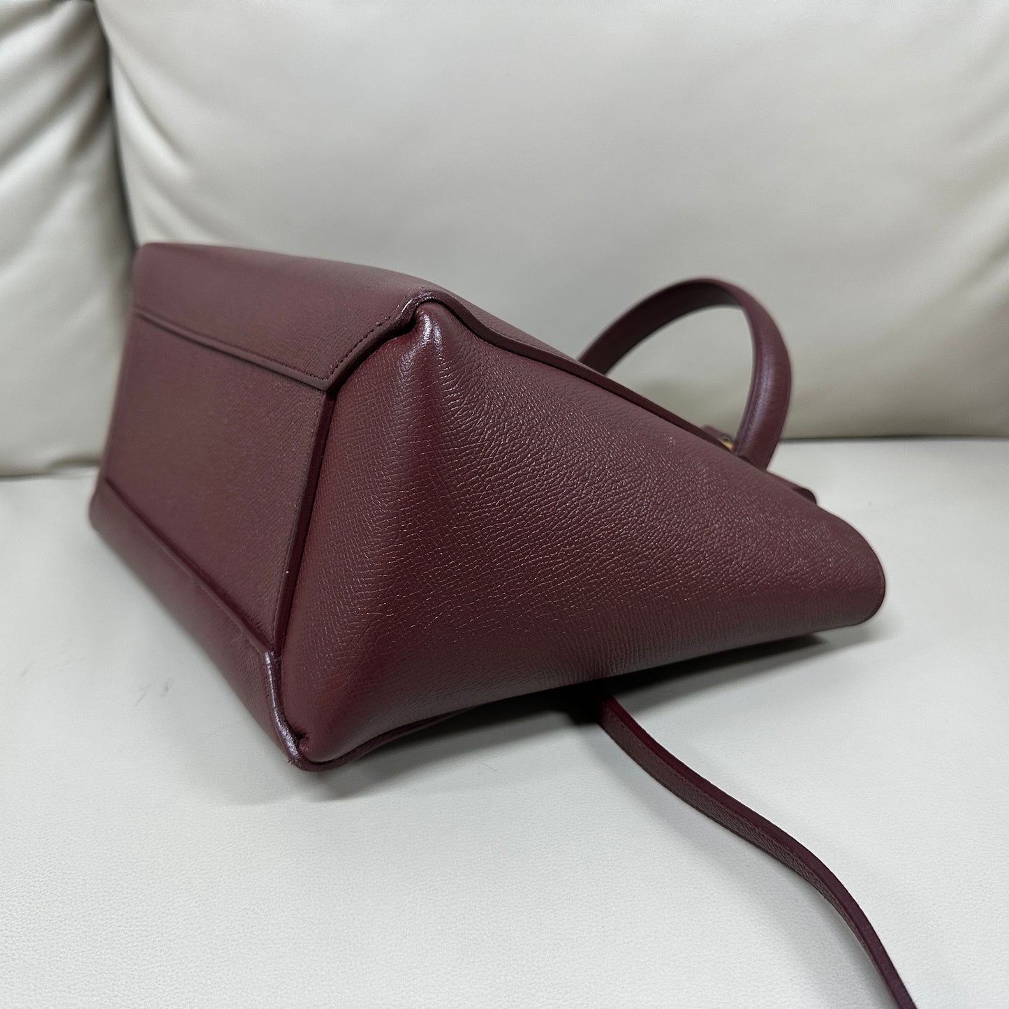 Celine - Belt Bag - Leather - Burgundy - (mini)
