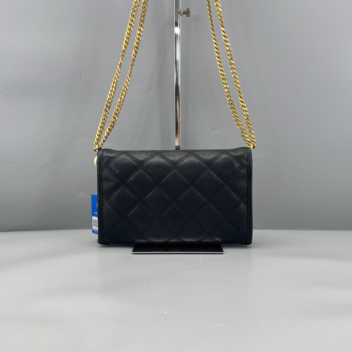 Saint Laurent - Becky Quilted Chain Bag - Leather - Black with Gold-Tone Hardware - (mini)