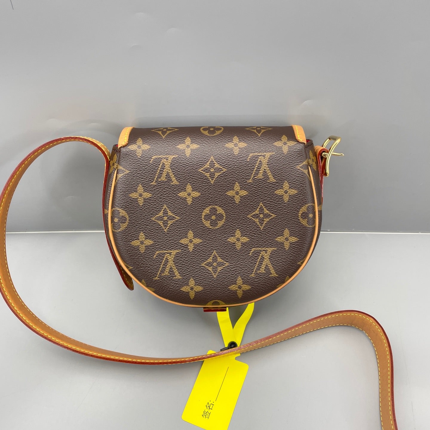 Louis Vuitton - Saddle Bag - Monogram coated canvas with natural Vachetta leather trim and strap, microfiber lining - Brown - (mini)