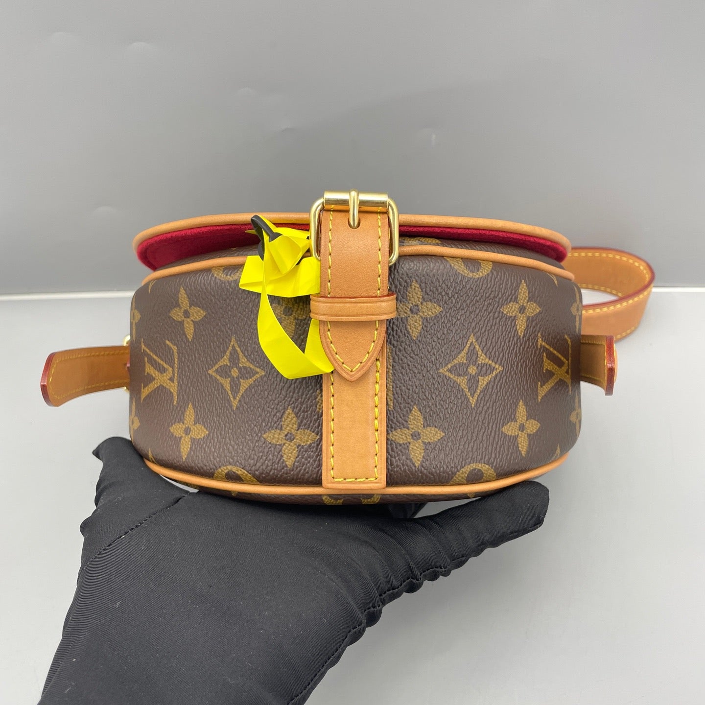 Louis Vuitton - Saddle Bag - Monogram coated canvas with natural Vachetta leather trim and strap, microfiber lining - Brown - (mini)