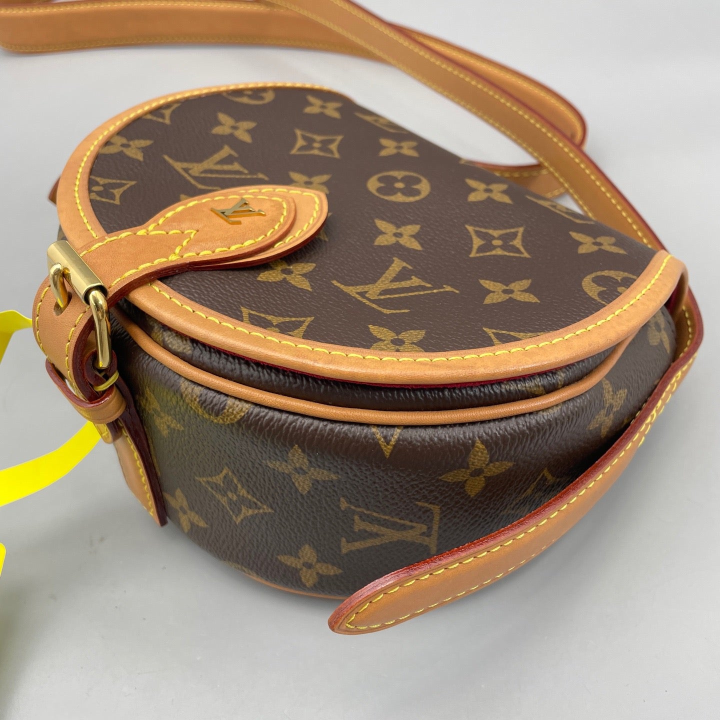 Louis Vuitton - Saddle Bag - Monogram coated canvas with natural Vachetta leather trim and strap, microfiber lining - Brown - (mini)