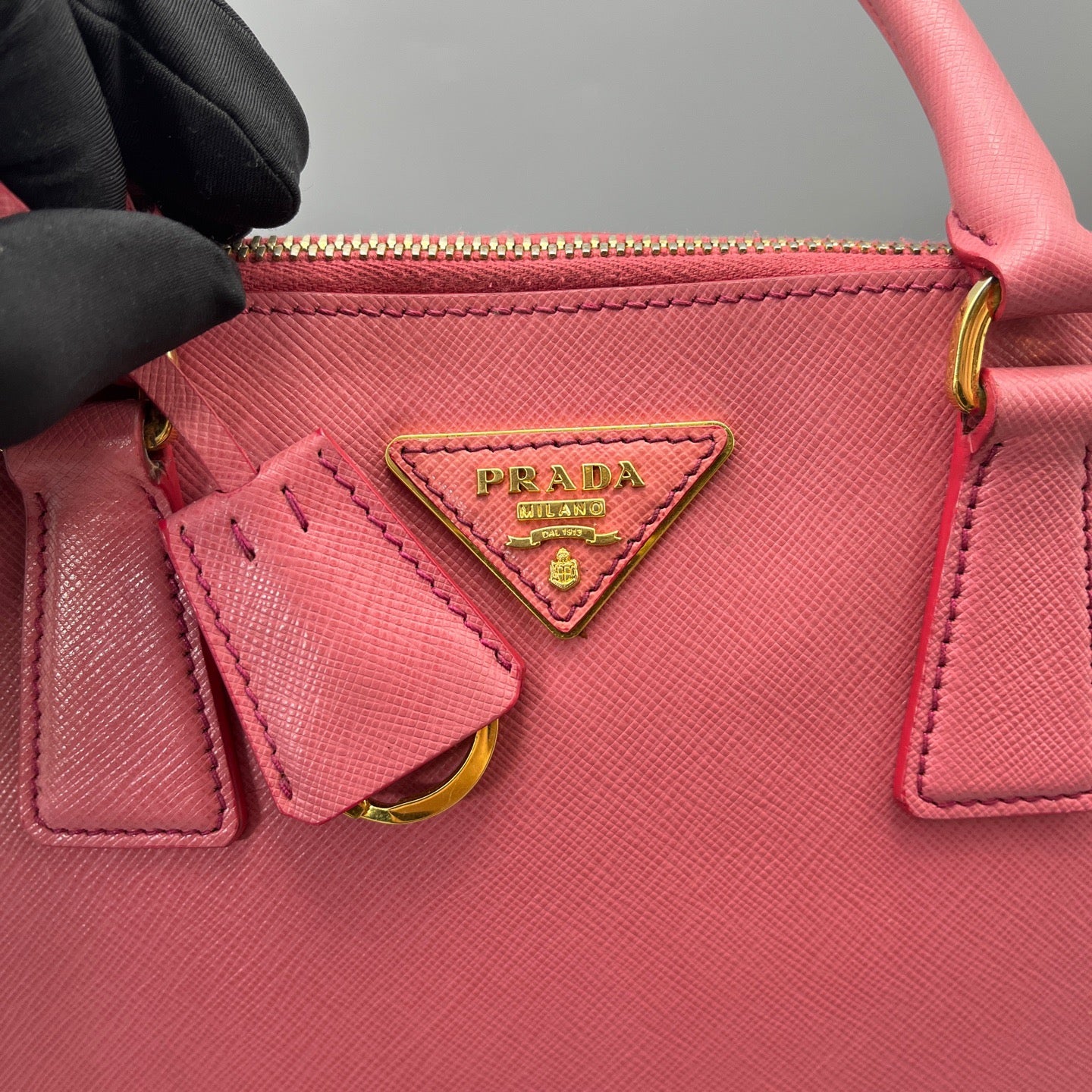 Prada - Galleria Saffiano Lux - Saffiano leather - Rose Pink - (Medium)