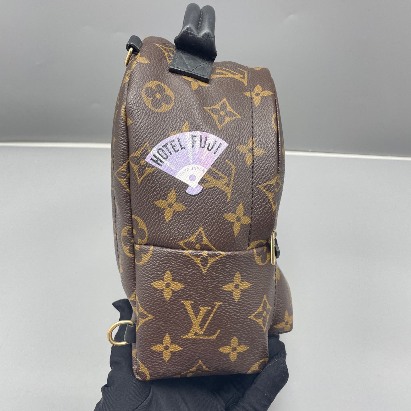 Louis Vuitton - Palm Springs Mini Backpack - Monogram coated canvas with leather trim - Brown - (mini)