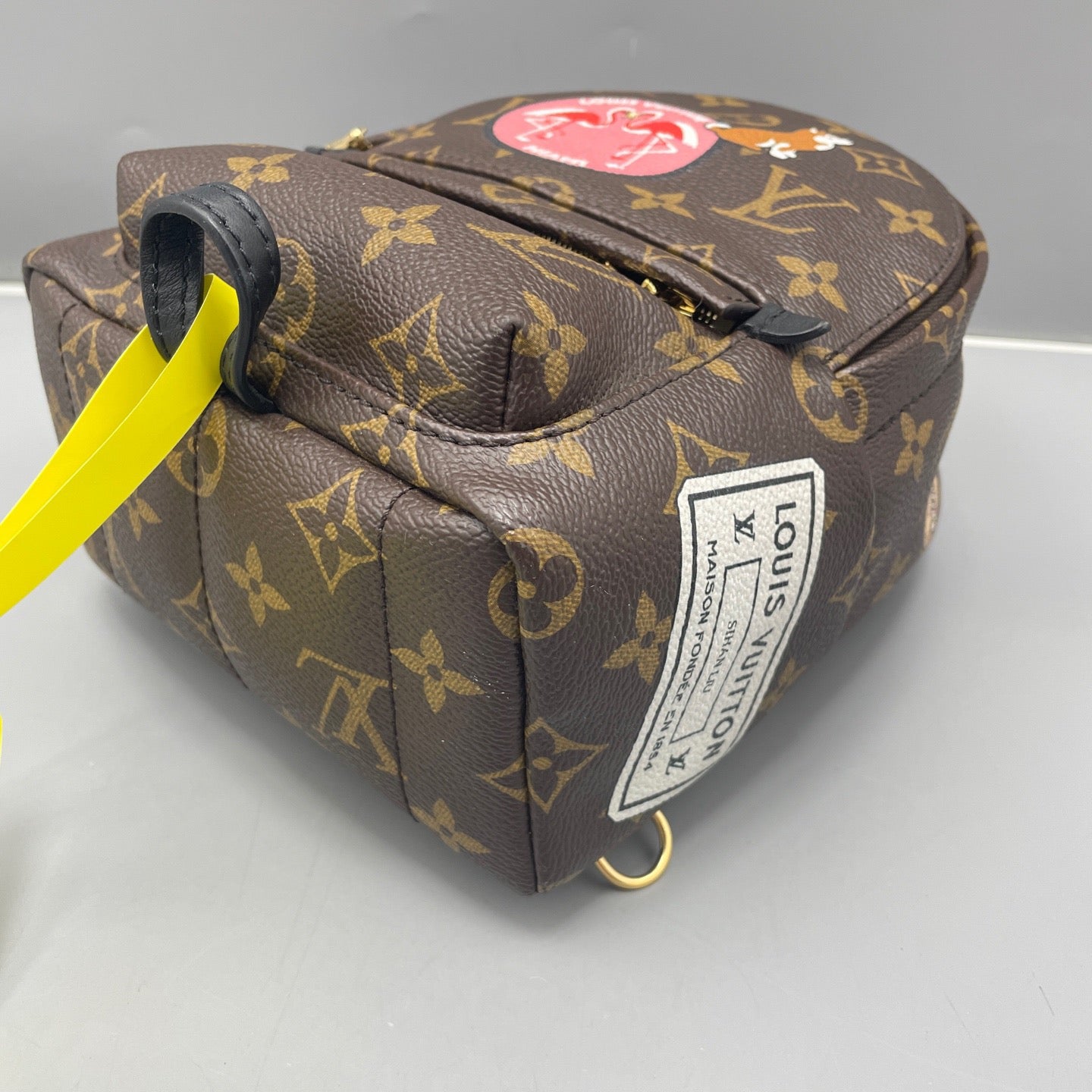 Louis Vuitton - Palm Springs Mini Backpack - Monogram coated canvas with leather trim - Brown - (mini)