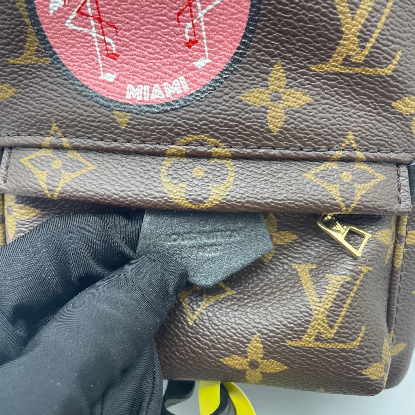 Louis Vuitton - Palm Springs Mini Backpack - Monogram coated canvas with leather trim - Brown - (mini)