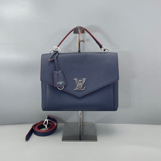 Louis Vuitton - Lockme Envelope Bag - Leather - Navy - (Medium)