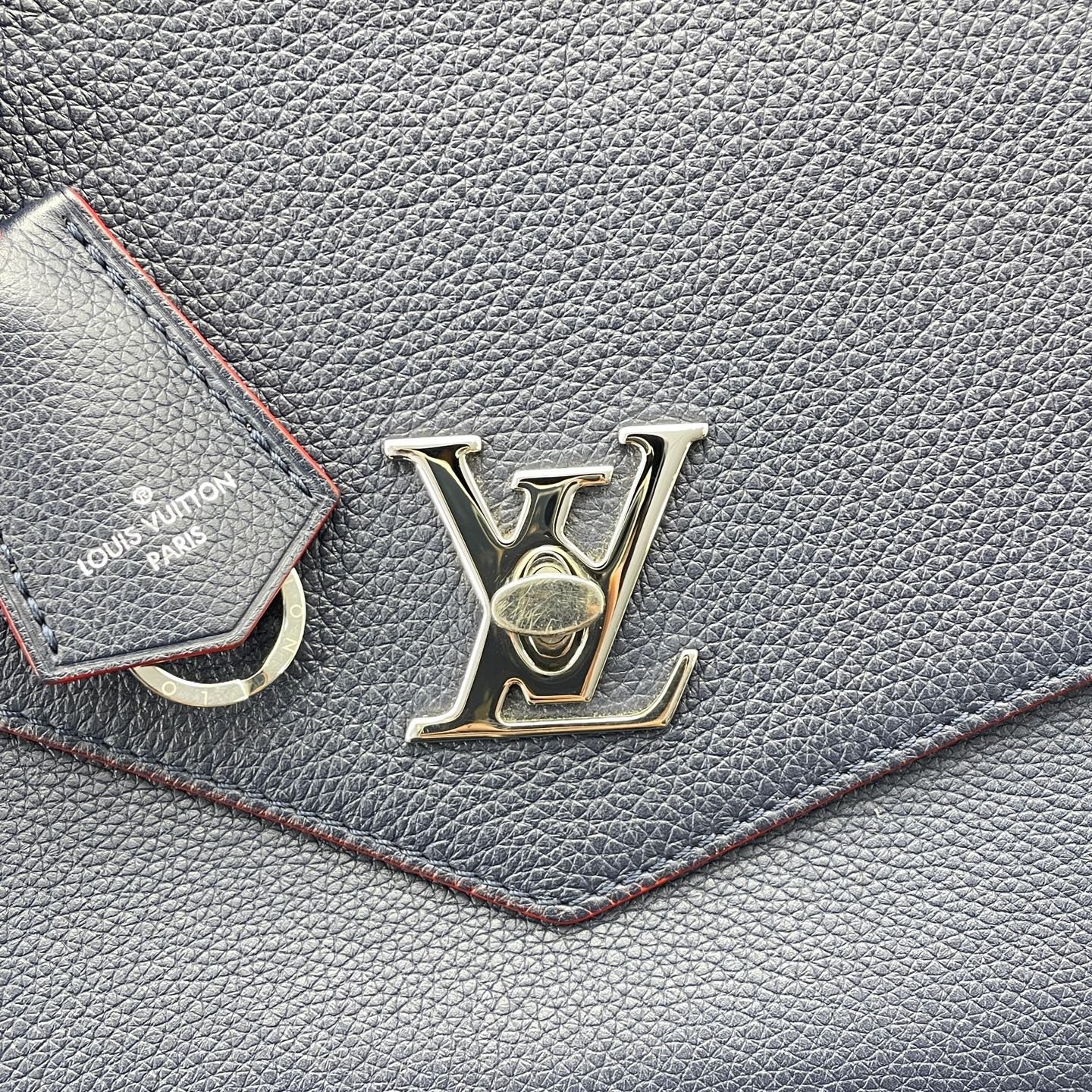Louis Vuitton - Lockme Envelope Bag - Leather - Navy - (Medium)