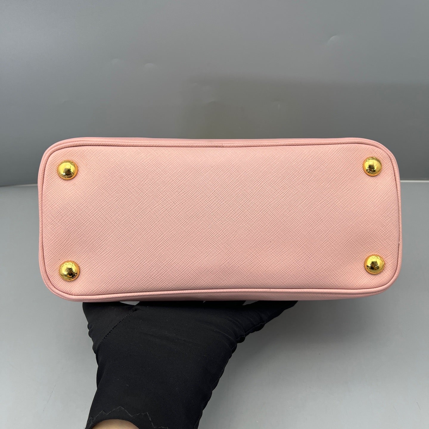 Prada - Saffiano Lux Dome Satchel - Saffiano leather - Pink - (Small)