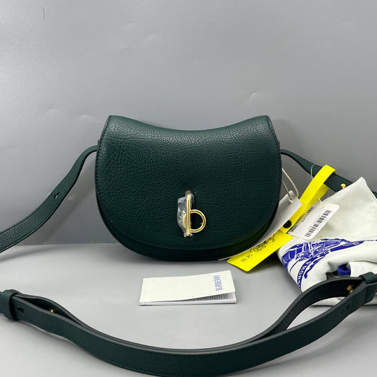 Burberry - Saddle Bag - Leather - Green - (mini)