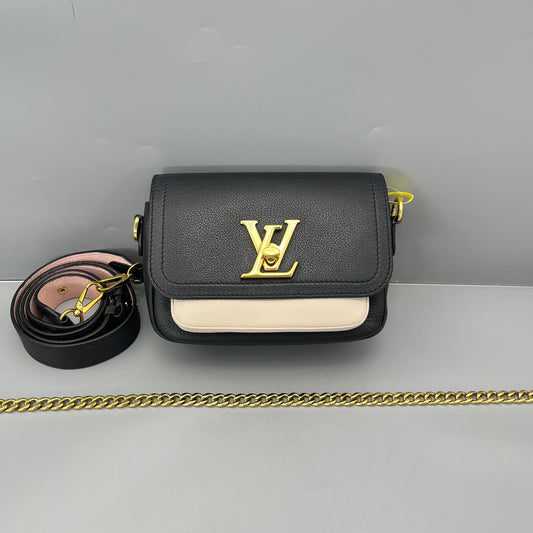 Louis Vuitton - Lockme - Grained calfskin leather - Black and White - (Mini)
