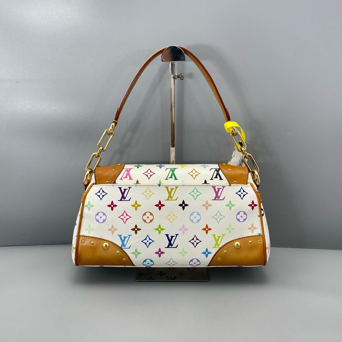 Louis Vuitton - Marilyn - Monogram Multicolore coated canvas with Vachetta leather trim - White with multicolour monogram and natural tan Vachetta - (medium)