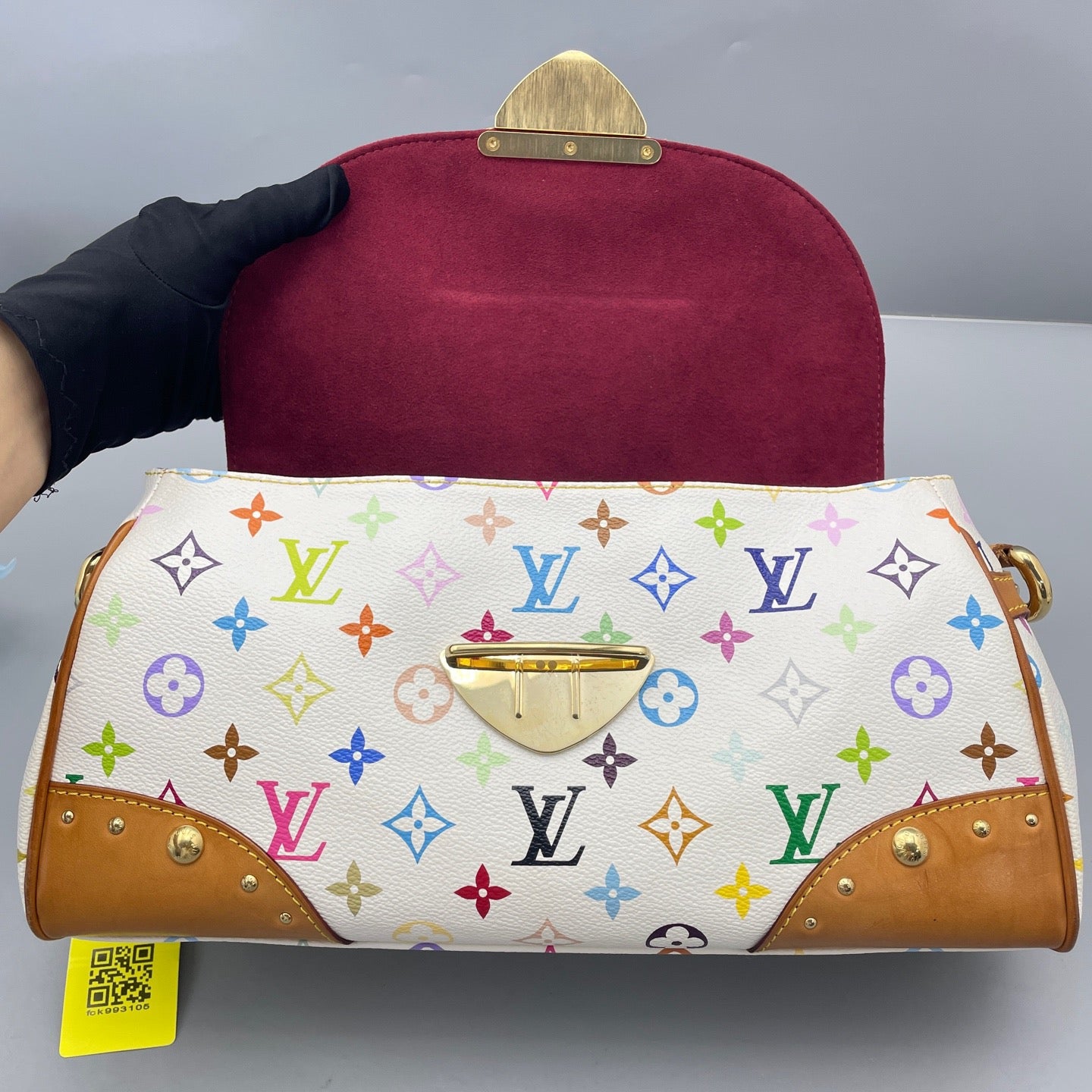 Louis Vuitton - Marilyn - Monogram Multicolore coated canvas with Vachetta leather trim - White with multicolour monogram and natural tan Vachetta - (medium)